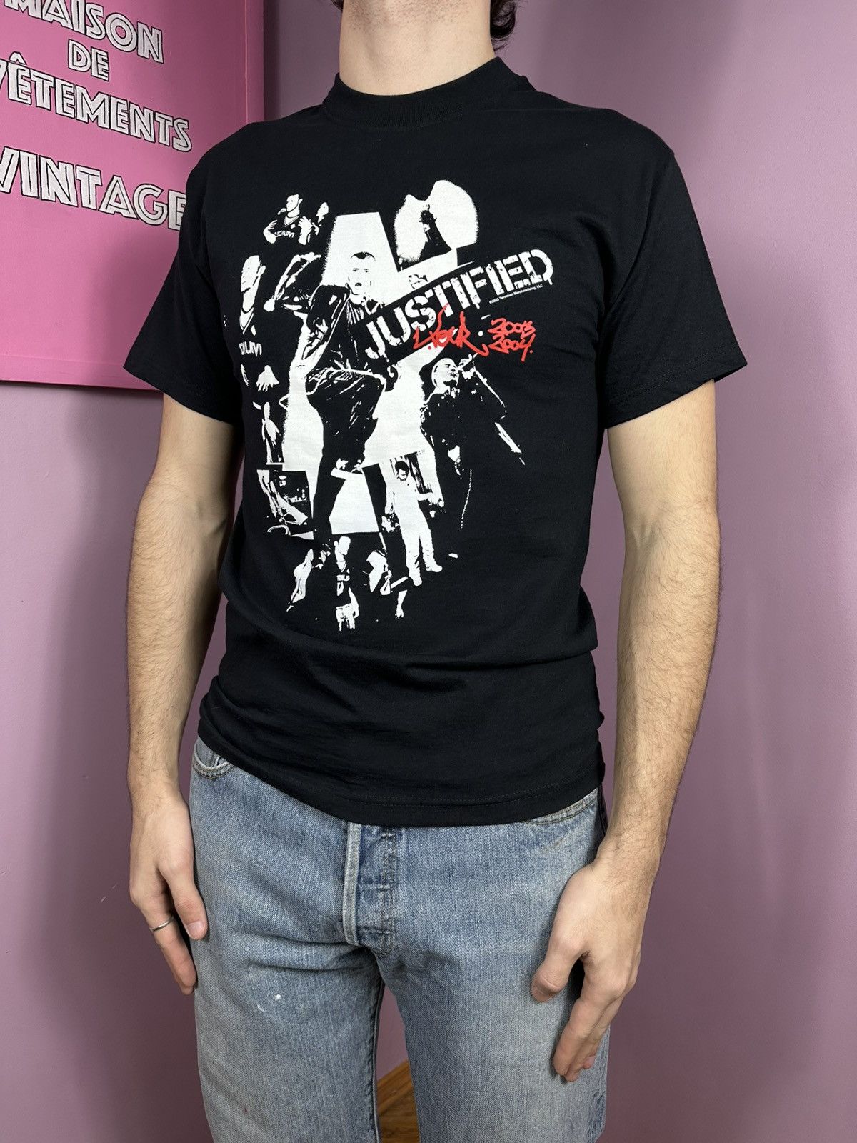 Fruit Of The Loom Justin Timberlake Justified 2003 Vintage T Shirt Band Tee Size US S / EU 44-46 / 1 - 2 Thumbnail