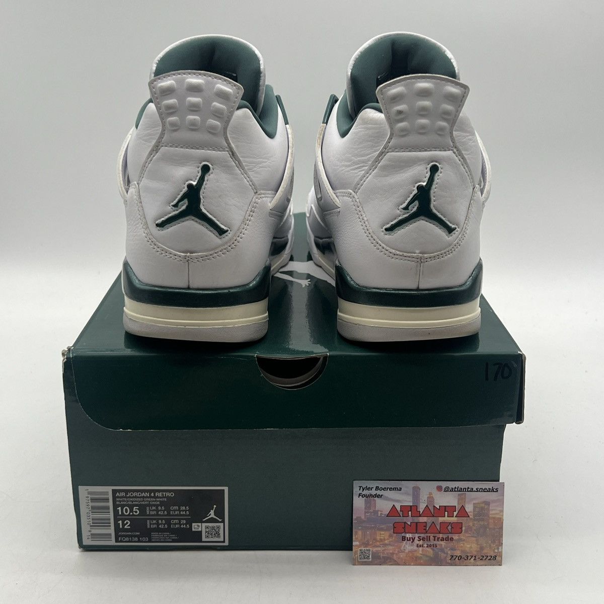 Jordan Brand Air Jordan 4 oxidized green Size US 10.5 / EU 43-44 - 3 Thumbnail