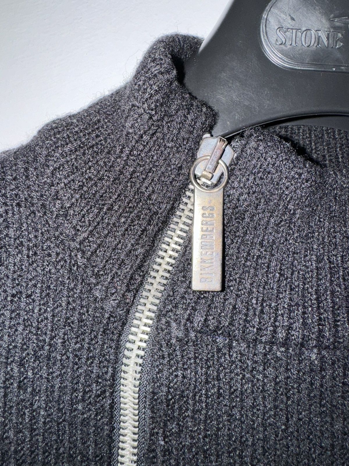 Dirk Bikkembergs ARCHIVE VINTAGE LEATHER SLEEVE SWEATER Size US M / EU 48-50 / 2 - 3 Thumbnail