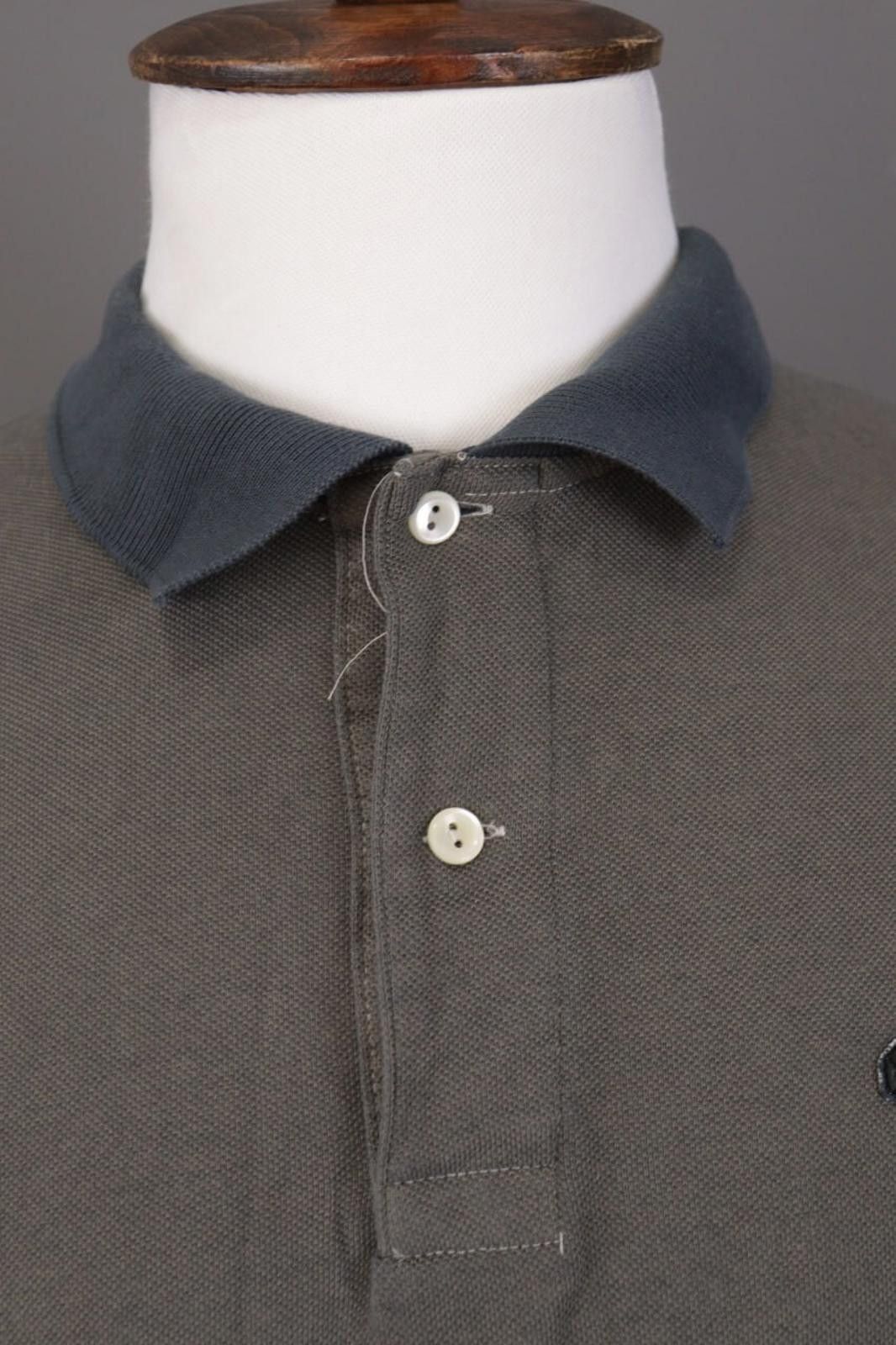 Lacoste Lacoste Classic Fit Gray Sleeve Polo Shirt Size 4 / M Size US M / EU 48-50 / 2 - 5 Thumbnail