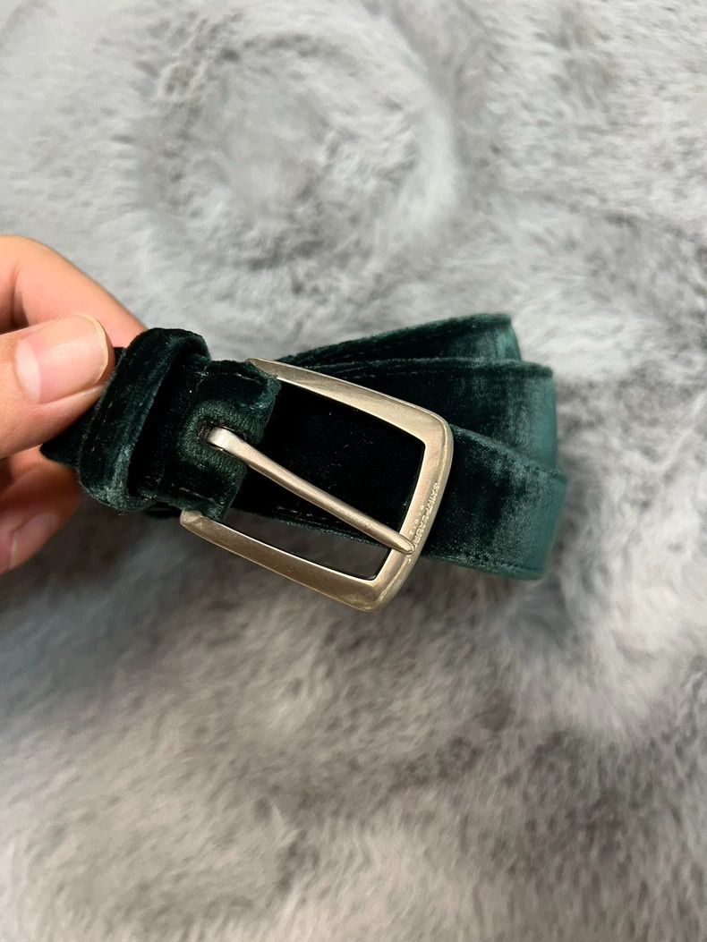 Saint Laurent Paris Saint Laurent Paris Fall/Winter 16 Green Velvet Patchwork Size ONE SIZE - 2 Thumbnail