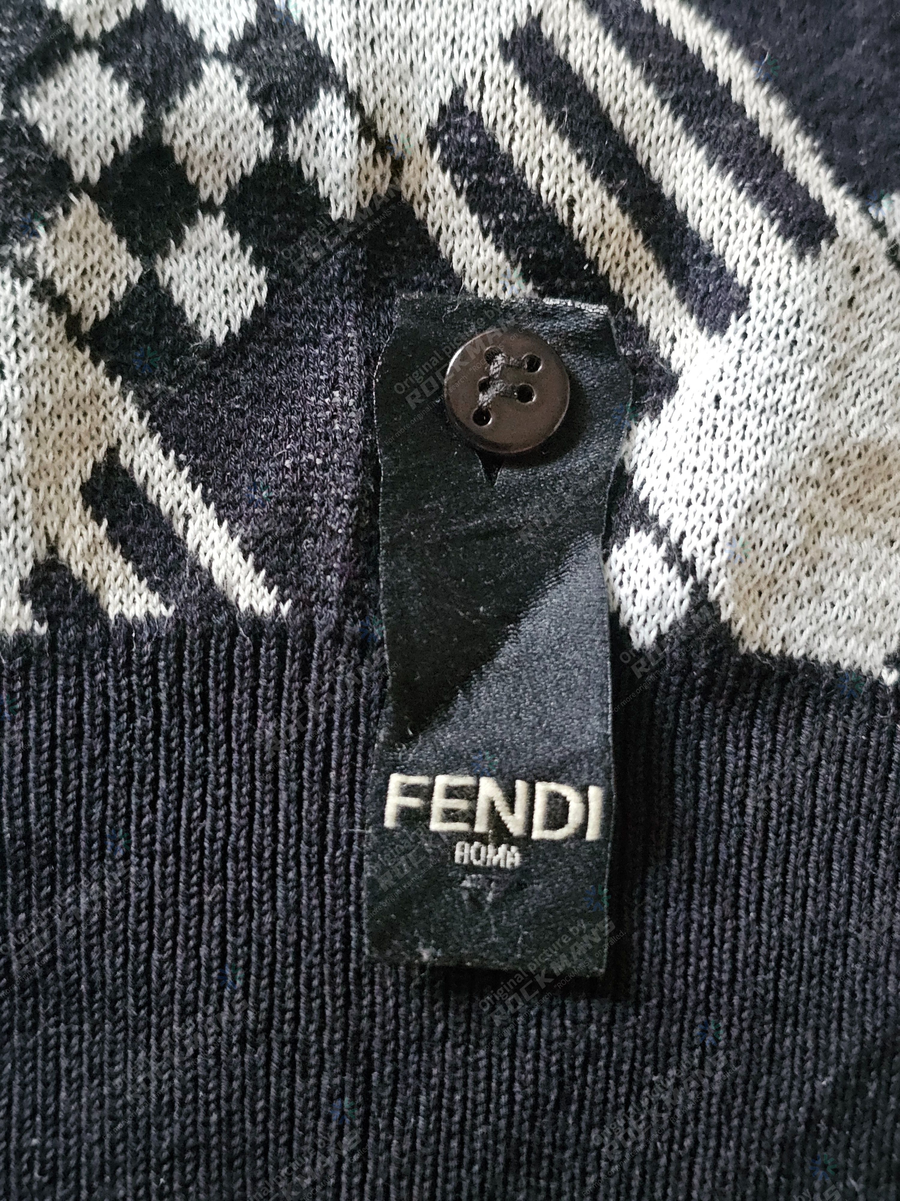 Fendi Fendi Men's Cardigan Size 50 Size US M / EU 48-50 / 2 - 6 Thumbnail