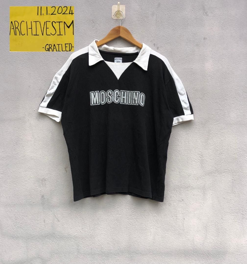 Moschino Moschino Jeans Logo Tee Size US L / EU 52-54 / 3 - 2 Thumbnail