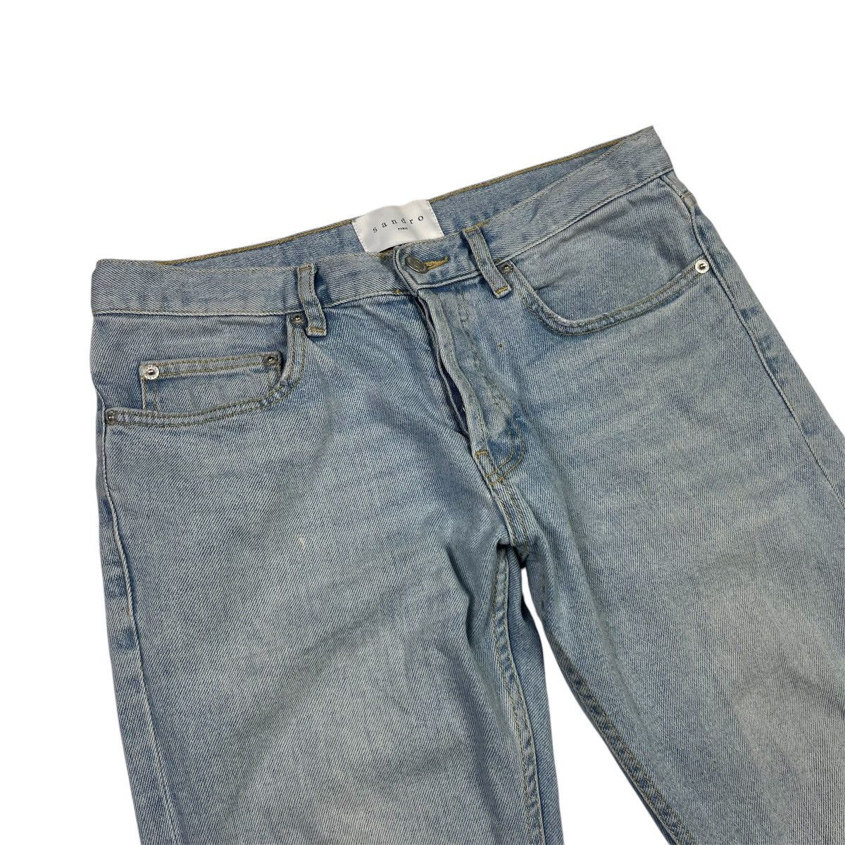 Sandro Sandro Etroit Streetwear Blue Denim Jeans Men’s Size US 31 - 3 Thumbnail