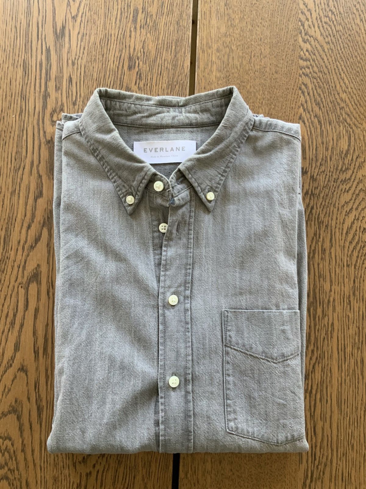 Everlane Everlane grey denim shirt Size US S / EU 44-46 / 1 - 6 Thumbnail