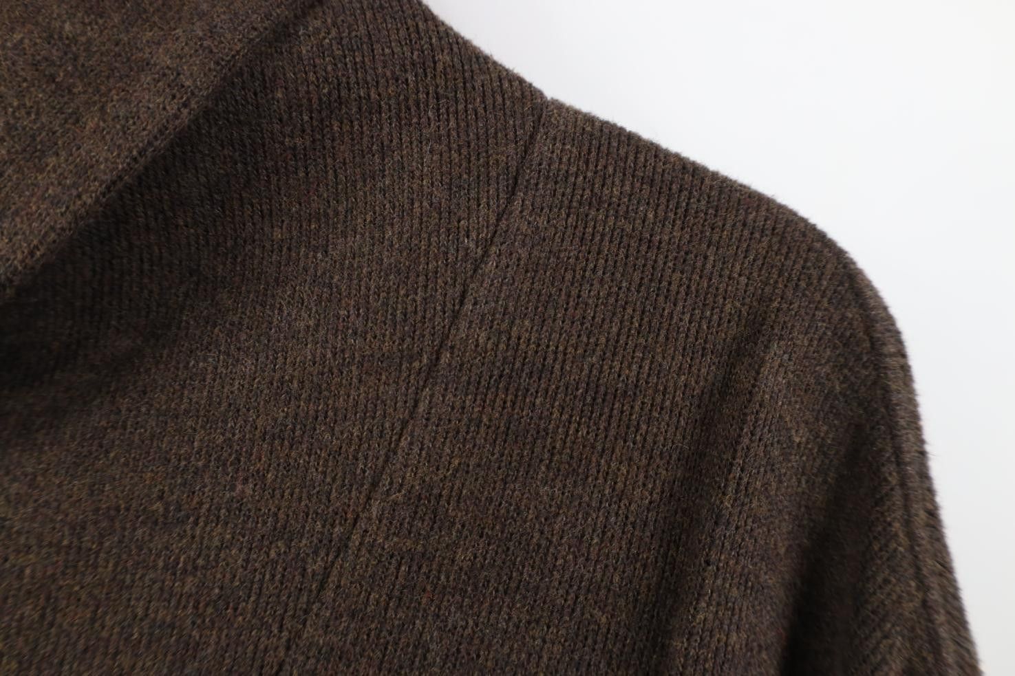 Polo Ralph Lauren Vintage Ralph Lauren Elbow Patch Ribbed Knit Shawl Sweater Size US XL / EU 56 / 4 - 9 Thumbnail
