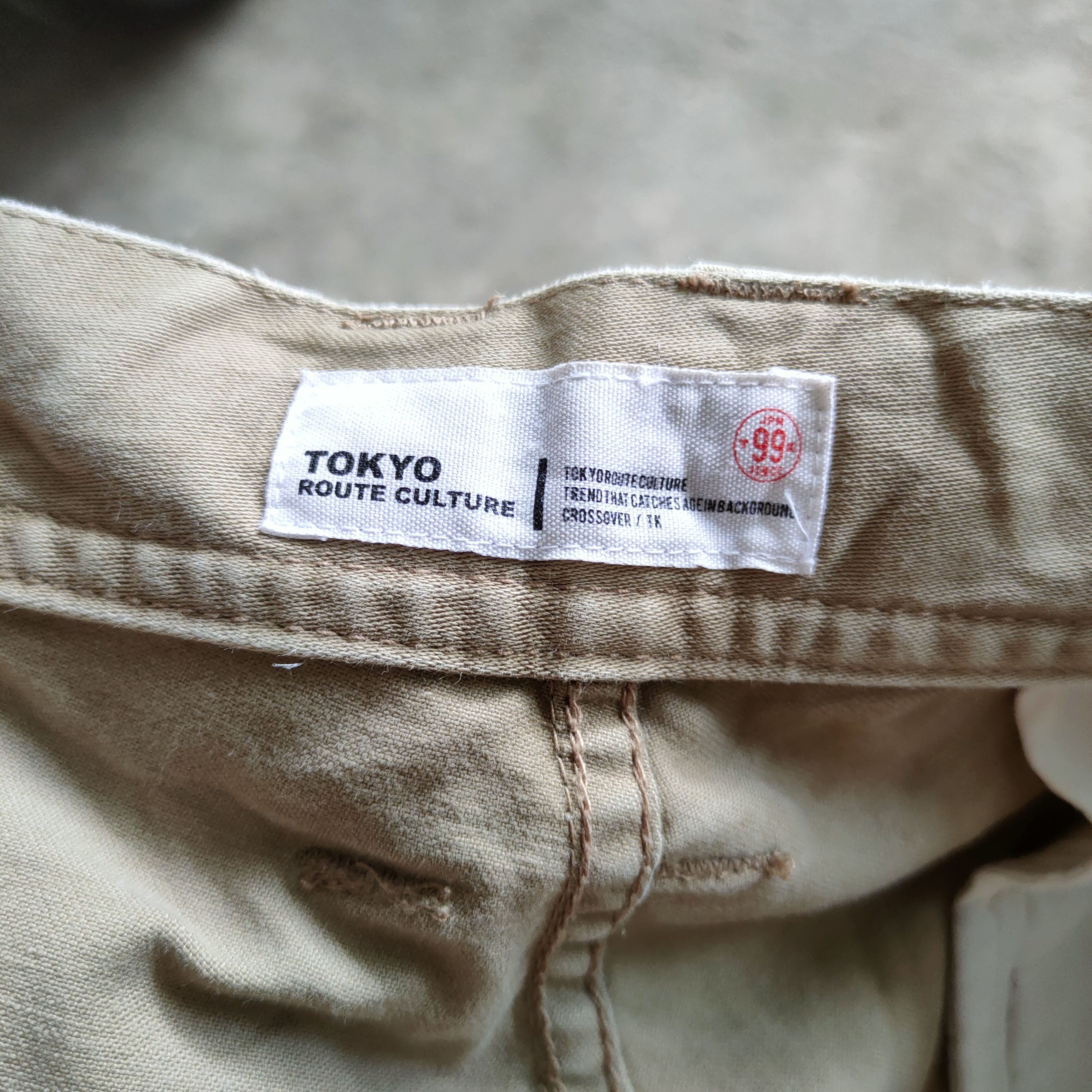 Japanese Brand TOKYO CULTURE × TAKEO KIKUCHI DISTRESSED CARGO PANTS Size US 30 / EU 46 - 15 Thumbnail