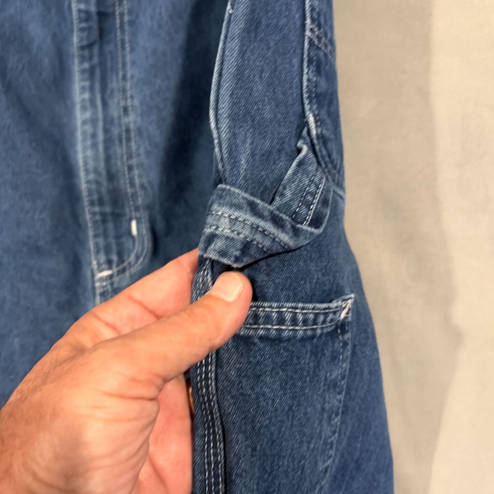 Carhartt Carhartt Carpenter Denim Jean Shorts 44 X 8.5 Inseam Awesome Size US 44 / EU 60 - 2 Thumbnail