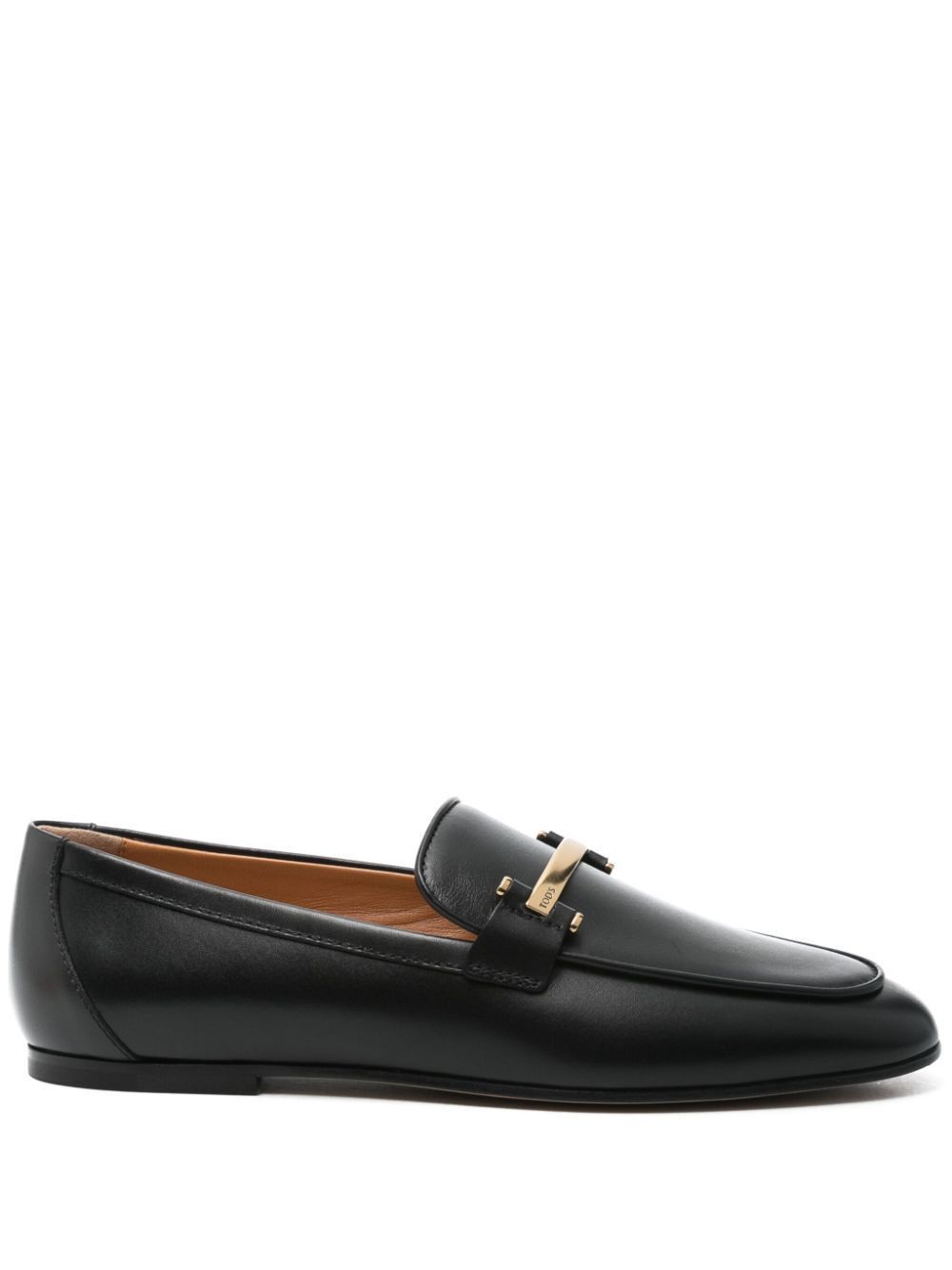 Tod's BRANDED METAL BAR LEATHER LOAFERS Size US 8 / IT 38 - 1 Thumbnail