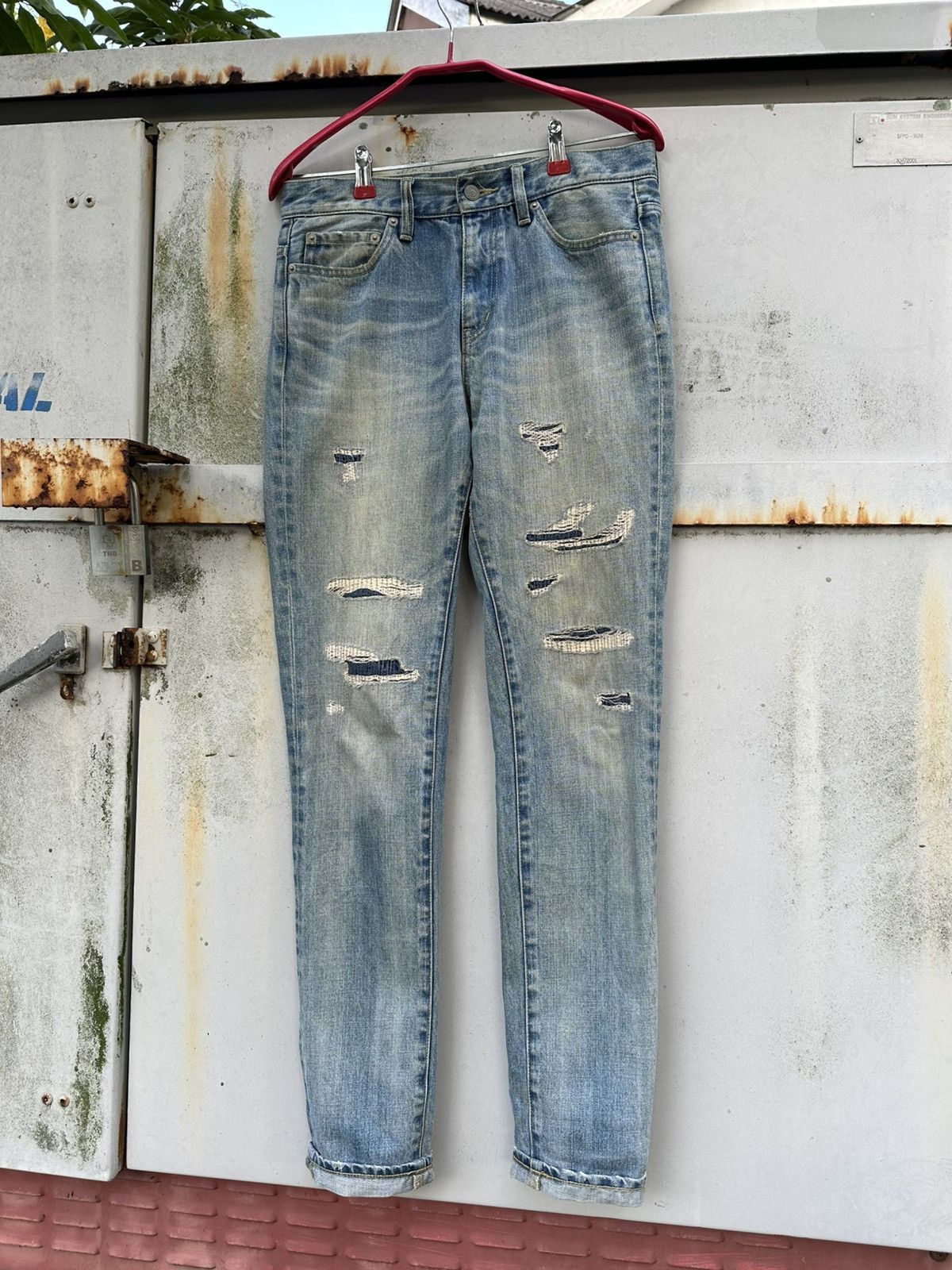 MOUSSY 👹Moussy By Azul Distressed Skinny Jeans Size US 31 - 5 Thumbnail