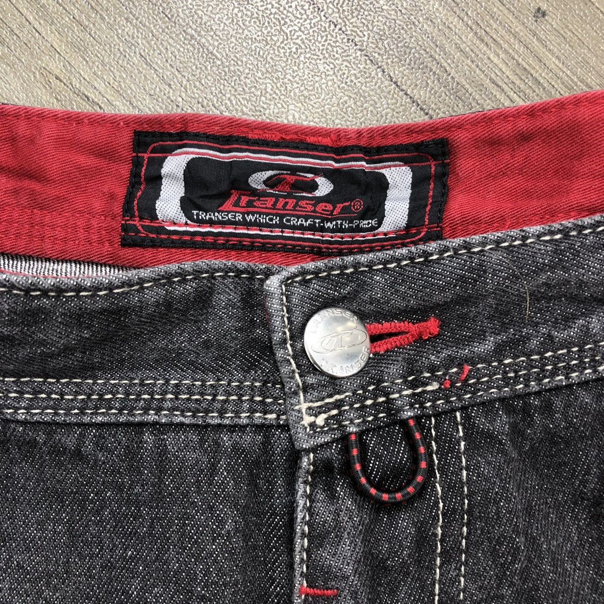 Vintage Vintage Transer Multi Pocket Cargo Bondage Baggy Jeans Y2K Size US 31 - 10 Thumbnail