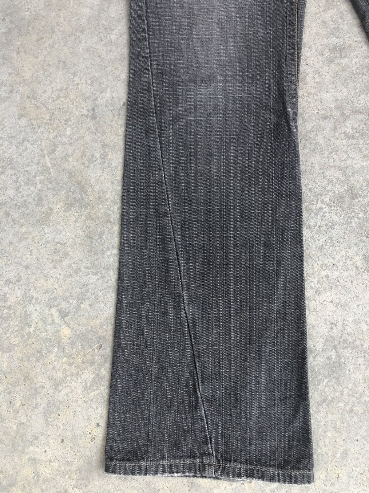 If Six Was Nine Japanese Woolrich Flared Jeans Distressed Denim Size US 31 - 6 Thumbnail