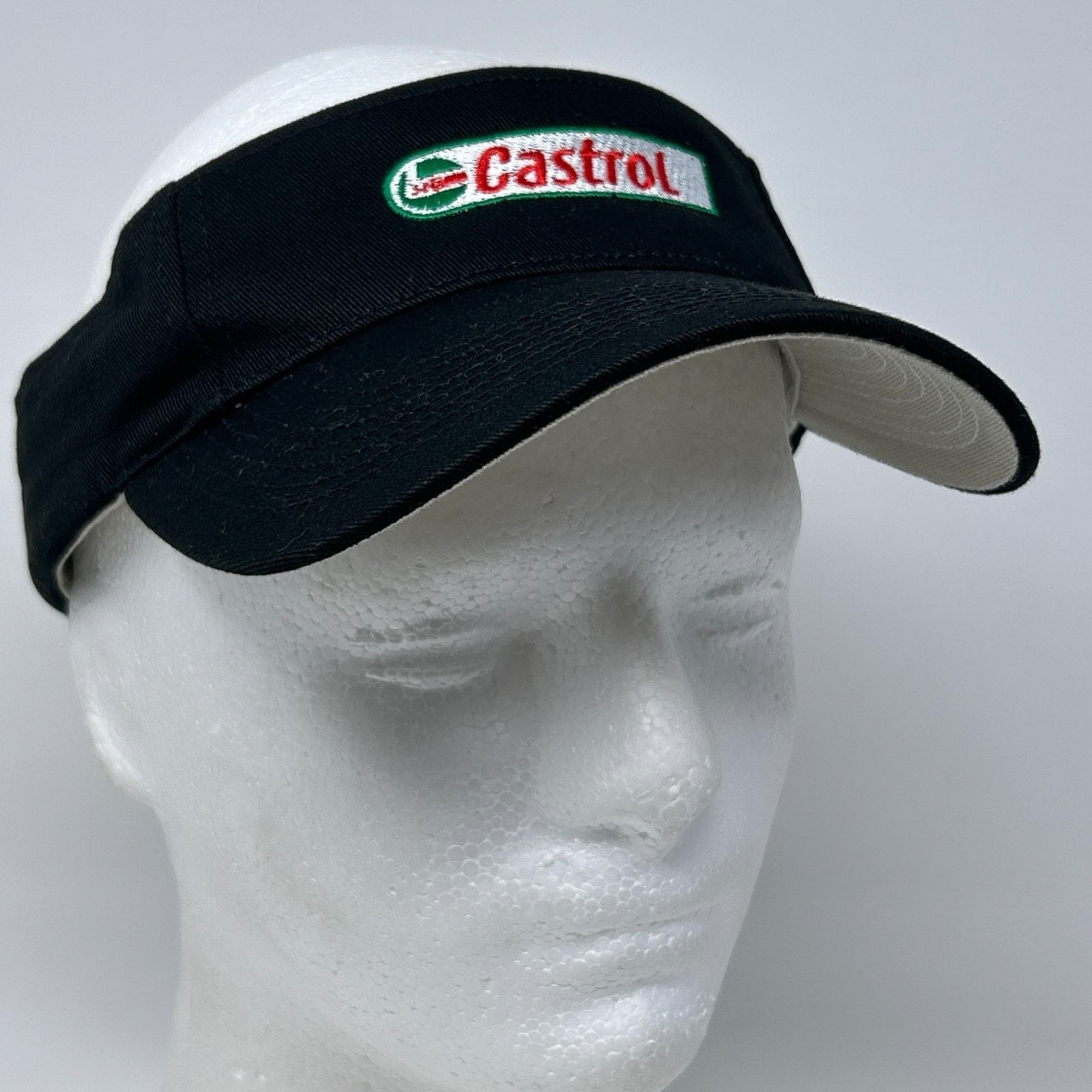 Other Castrol Oil Visor Hat Cap Mechanic Auto Repair Black Size ONE SIZE - 9 Thumbnail