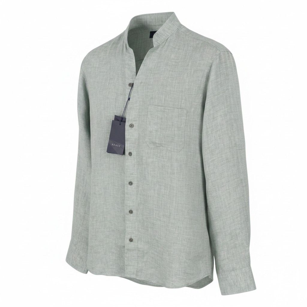 SEASE SC030 FISH TAIL M Green Melange Linen 90612 Size US M / EU 48-50 / 2 - 1 Thumbnail