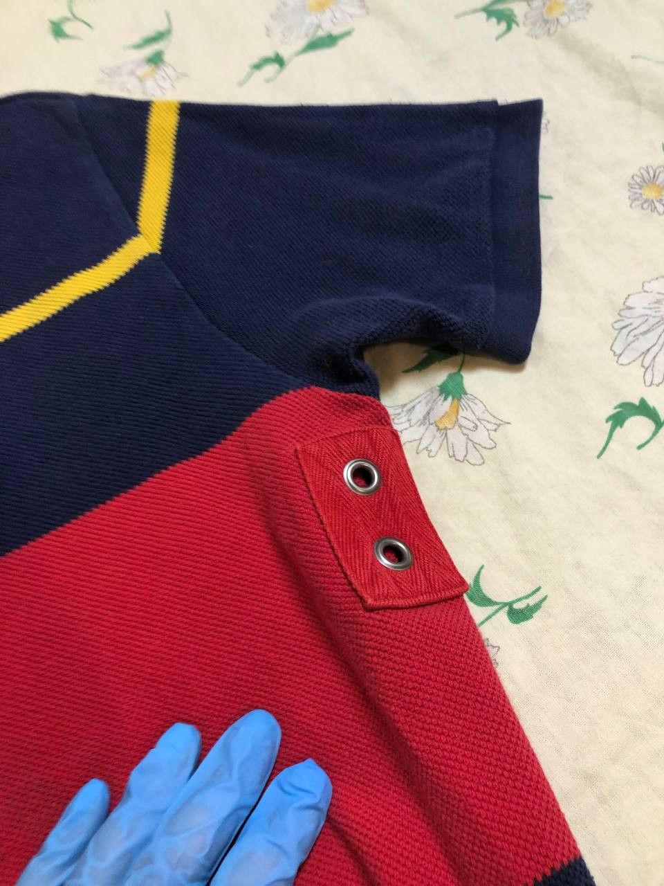 Polo Ralph Lauren VTG Polo by Ralph Lauren Mens Color Block Custom Fit polo Size US M / EU 48-50 / 2 - 10 Thumbnail