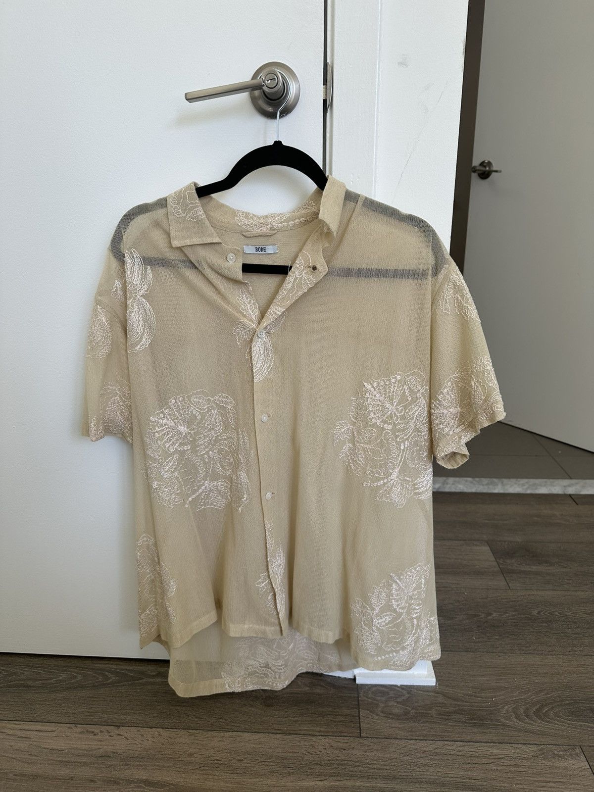 Bode Bode Moth Veil Lace Shirt L/XL | Grailed