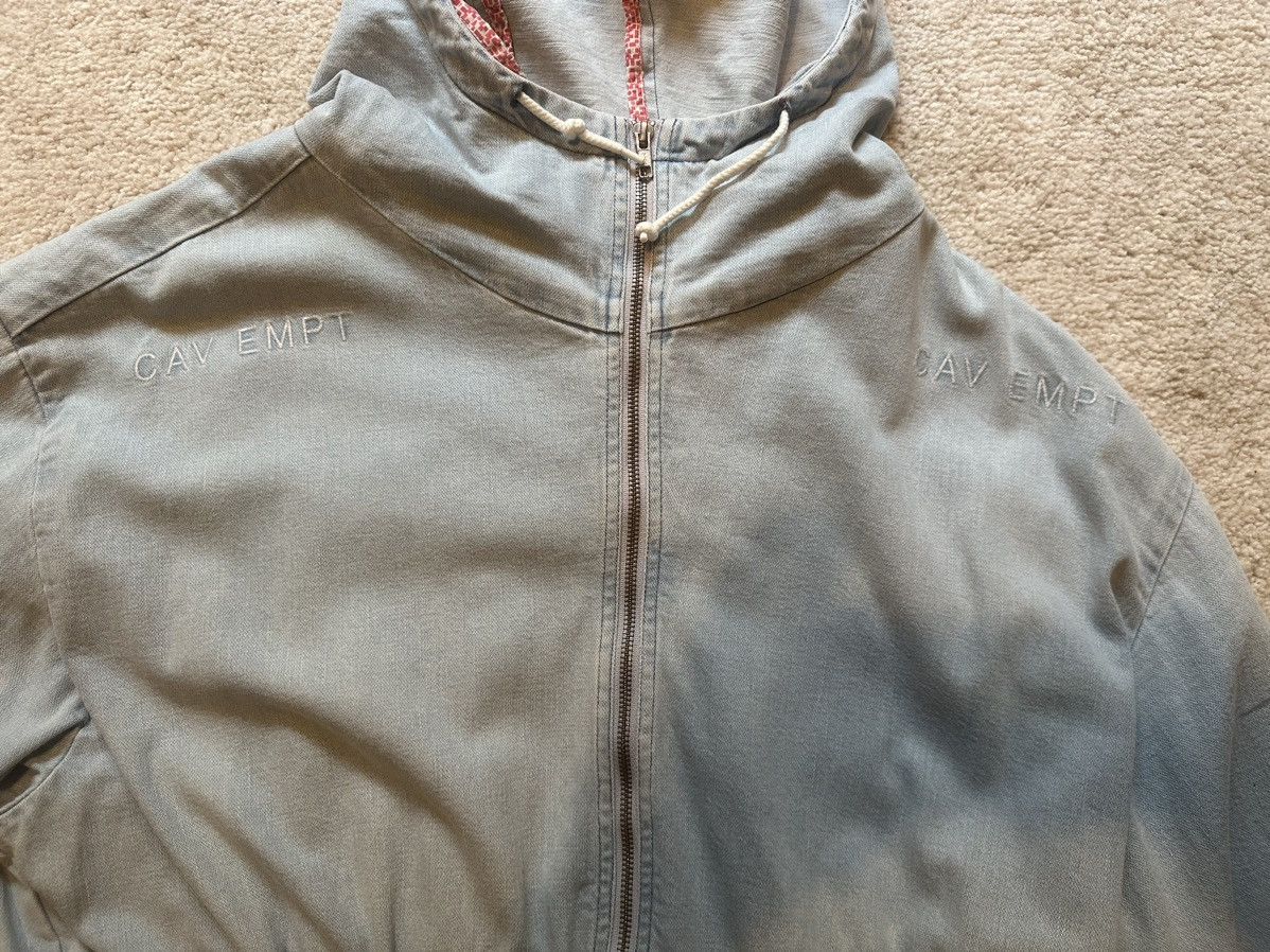 image of Cav Empt Denim Parka in Blue, Men's (Size Large)
