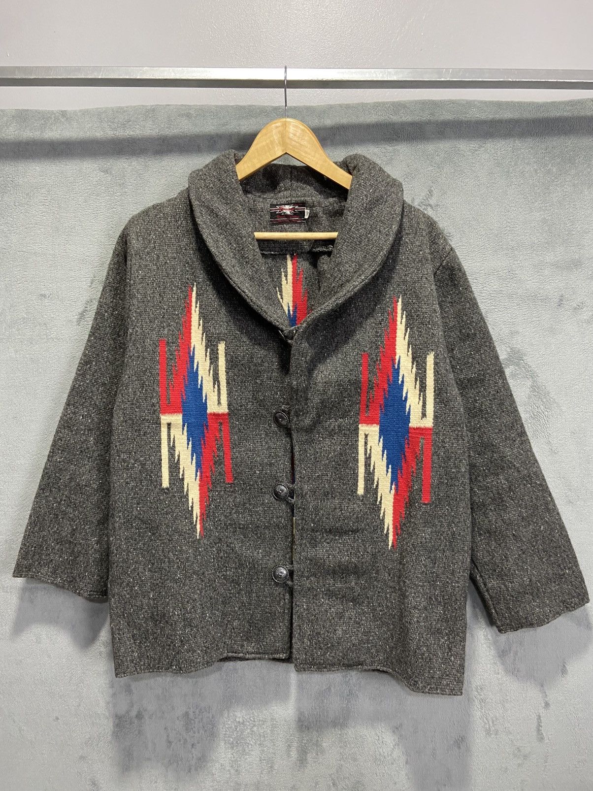 Vintage Vintage Chimayo Centinela Traditional Arts wool Jacket Size US M / EU 48-50 / 2 - 1 Thumbnail