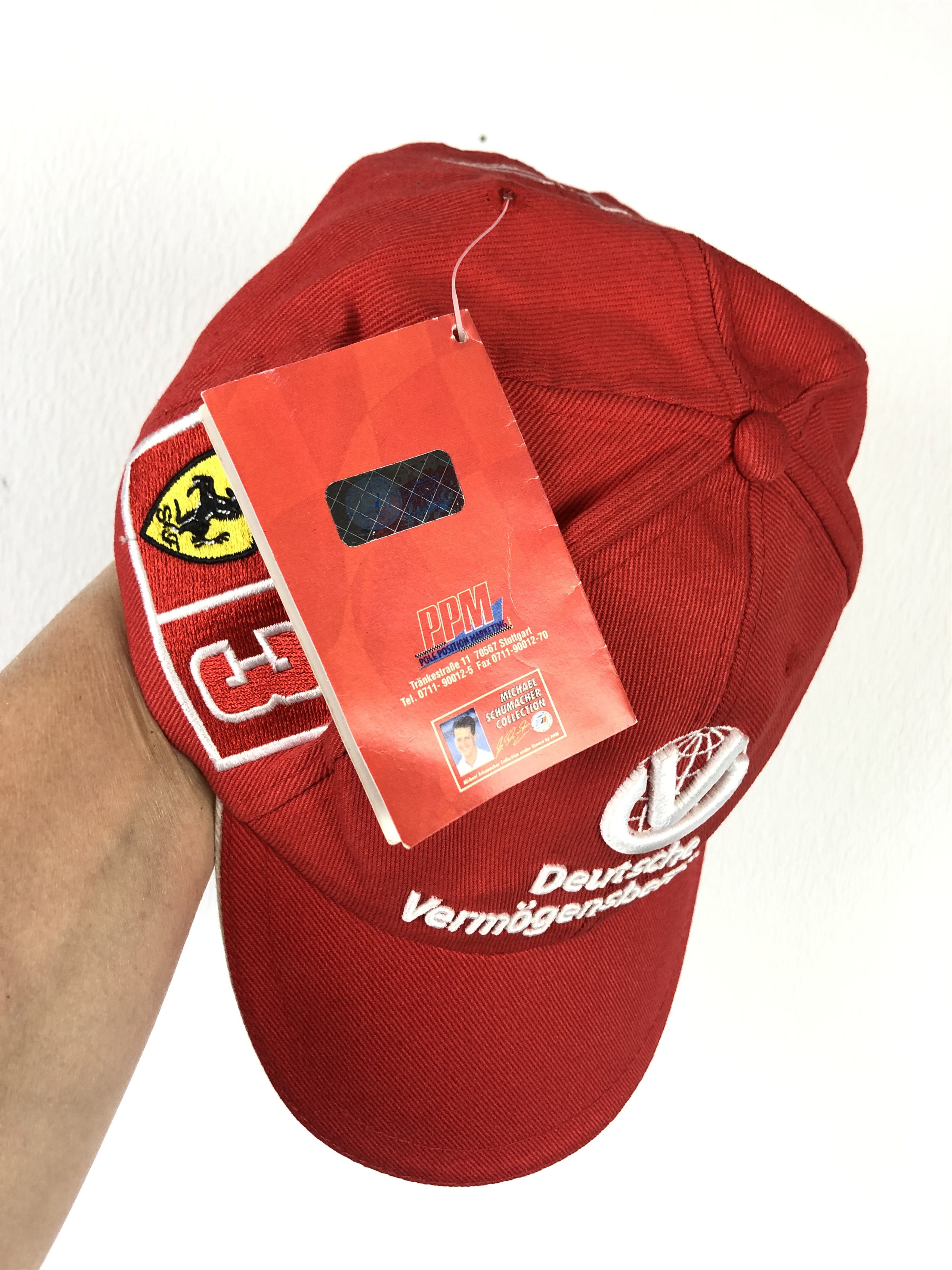 Ferrari × Vintage Vintage Ferrari Snapback Hat Cap Red New Rare Racing Size ONE SIZE - 5 Thumbnail