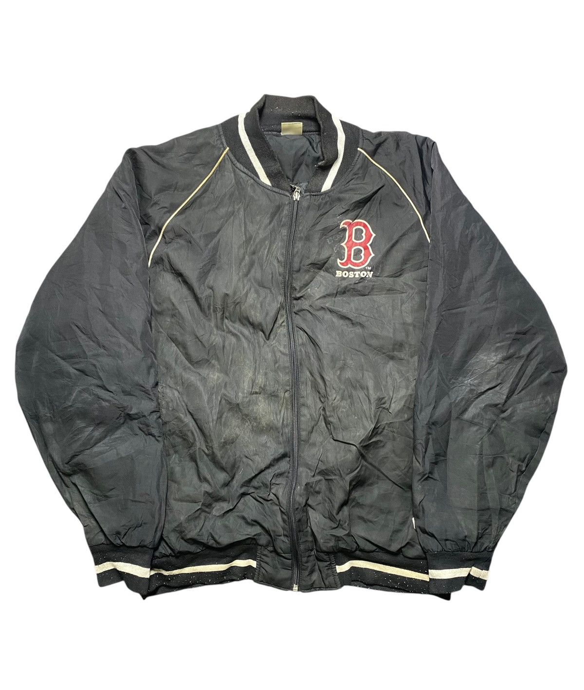 MLB VINTAGE MLB BOMBER JACKET BOSTON ZIPPER Size US XL / EU 56 / 4 - 1 Thumbnail