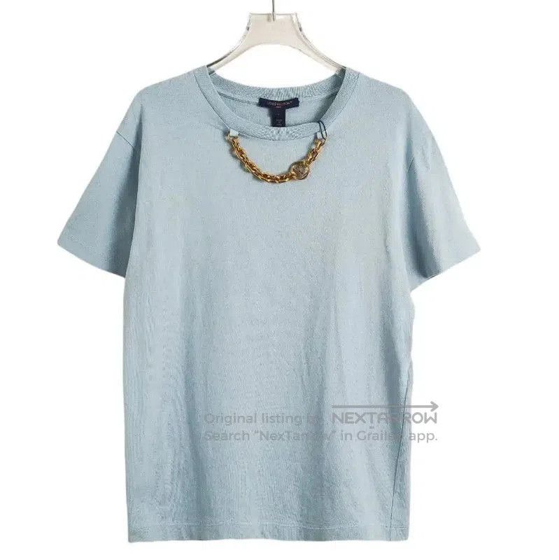Other Louis Vuitton Light Blue Cotton T. Size L / US 10 / IT 46 - 1 Thumbnail