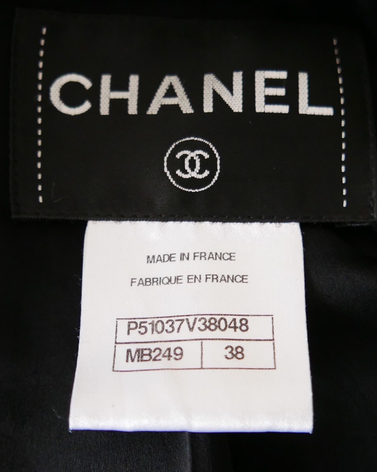 Chanel Chanel Resort 2015 Paris-Dubai Black Tweed Jacket Size S / US 4 / IT 40 - 9 Thumbnail