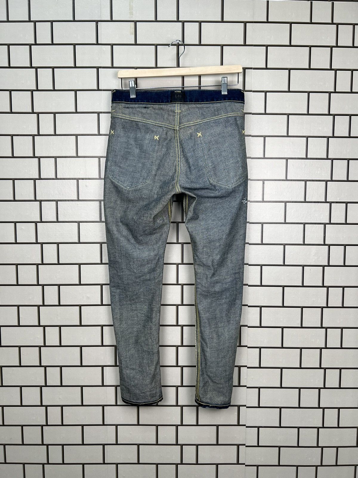 Lee Vintage Lee Union Made Distressed Skinny Jeans Size US 31 - 18 Thumbnail