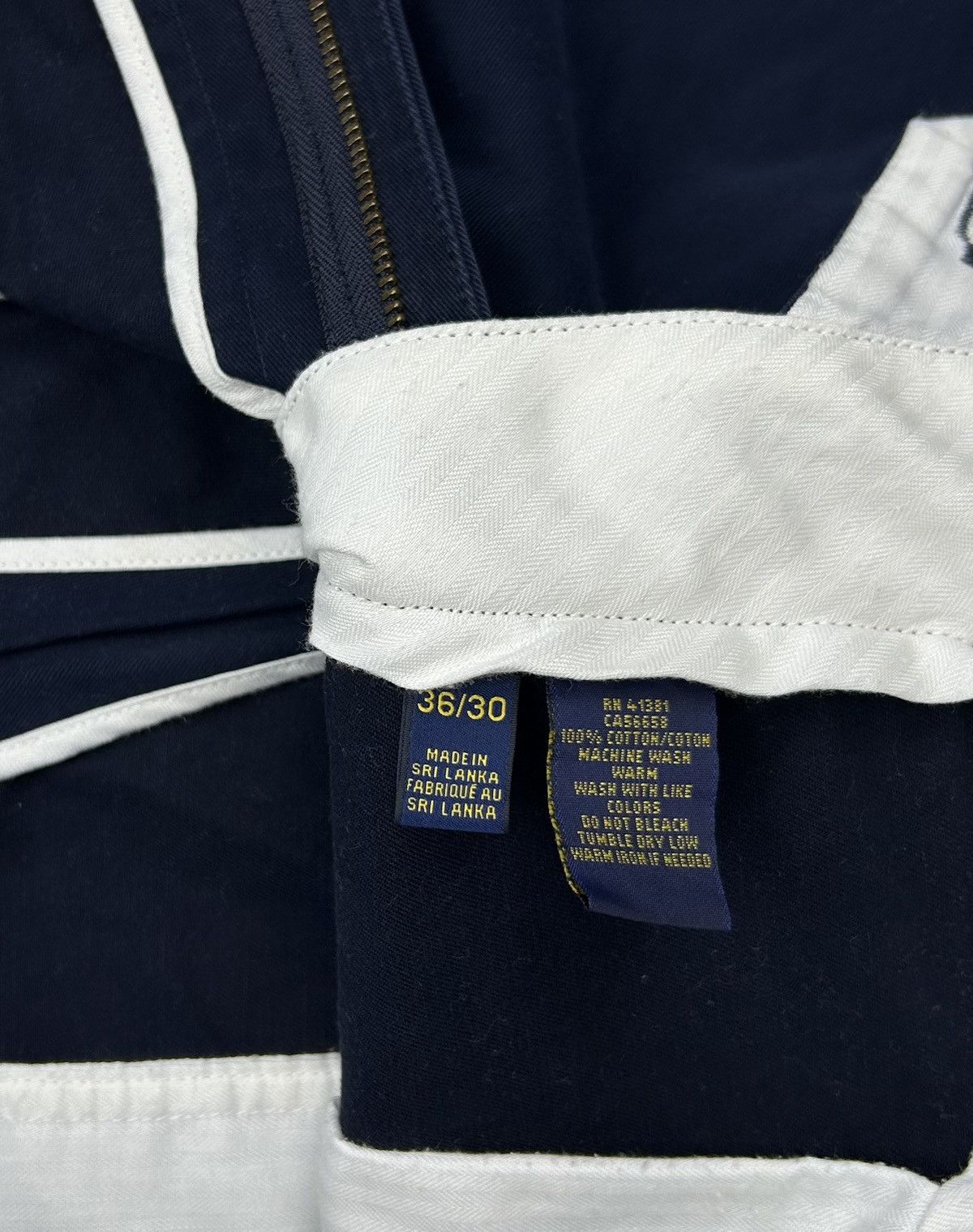 Polo Ralph Lauren Polo Ralph Lauren Casual Pant Navy Size 36 Size US 36 / EU 52 - 4 Thumbnail