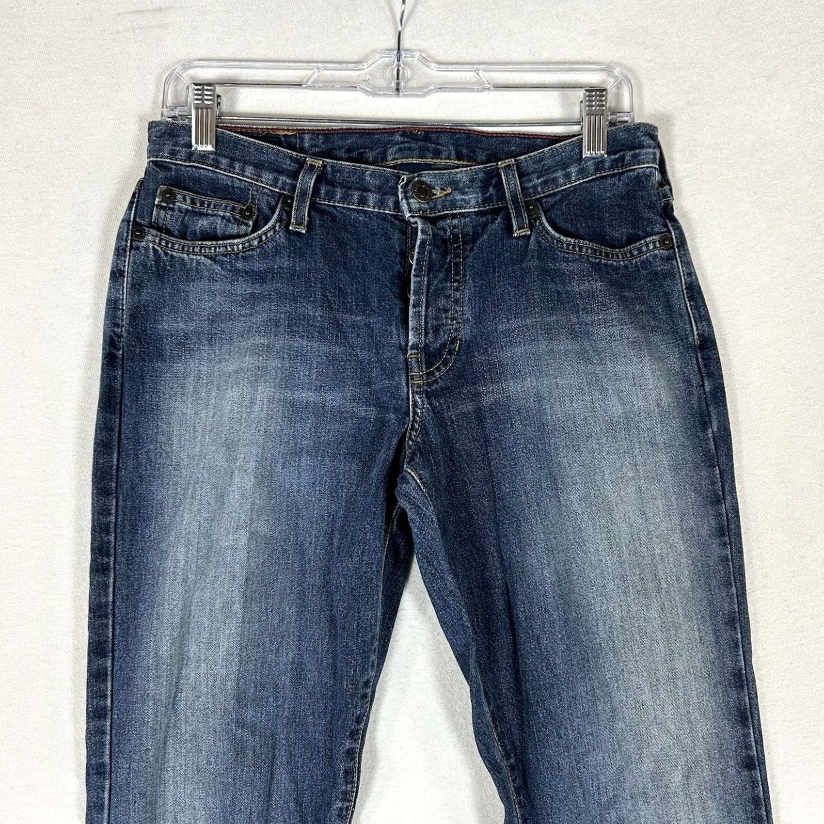 Abercrombie & Fitch VINTAGE Abercrombie & Fitch Jeans Womens 2R Bootcut Wide Leg Denim Button Fly 32in Inseam Size 26" / US 2 / IT 38 - 2 Thumbnail