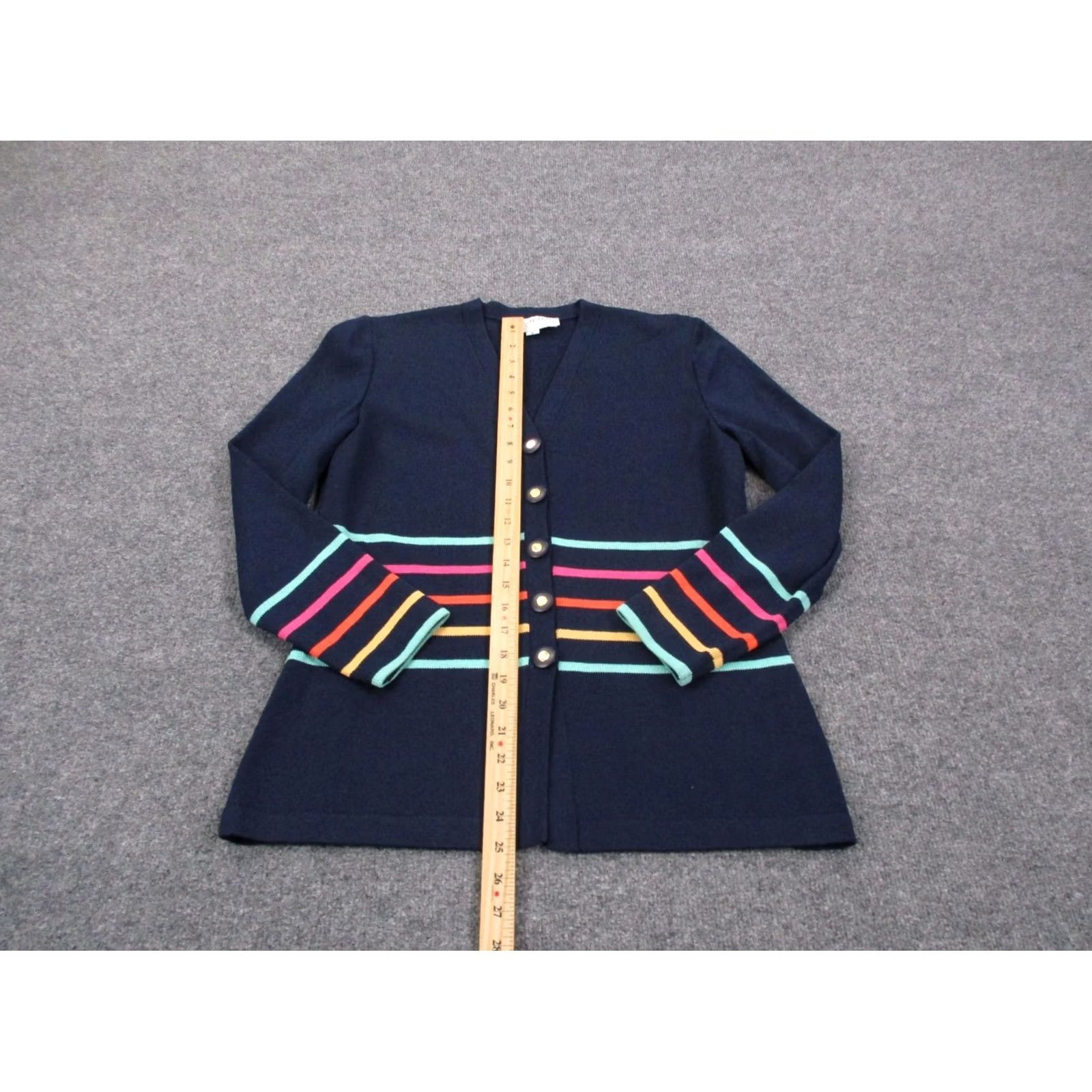 St. John St John Jacket Women 6 Knit Multicolor Wool Plaid Windbreaker Clothing Outdoors Mens Womens Size M / US 6-8 / IT 42-44 - 3 Thumbnail