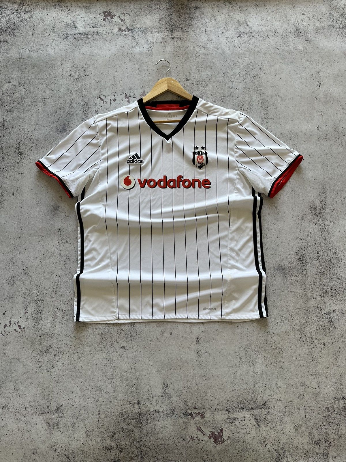 Adidas ADIDAS BJK FC BESIKTAS HOME 2016/2017 SOCCER JERSEY,FOOTBALL Size US XL / EU 56 / 4 - 1 Thumbnail