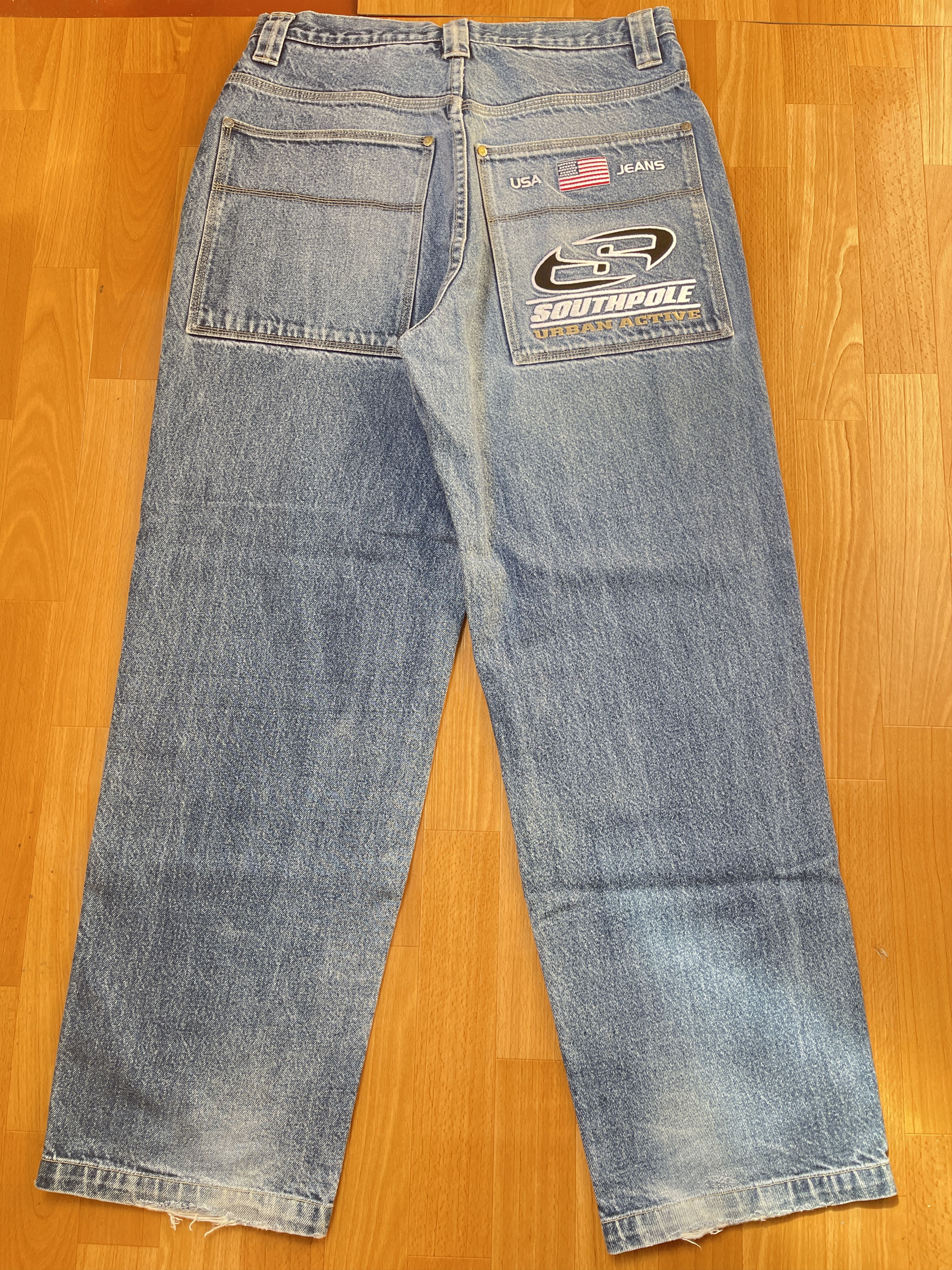 Southpole Southpole jeans, baggy vintage South Pole 90s hip hop Y2K 34 Size US 34 / EU 50 - 1 Thumbnail