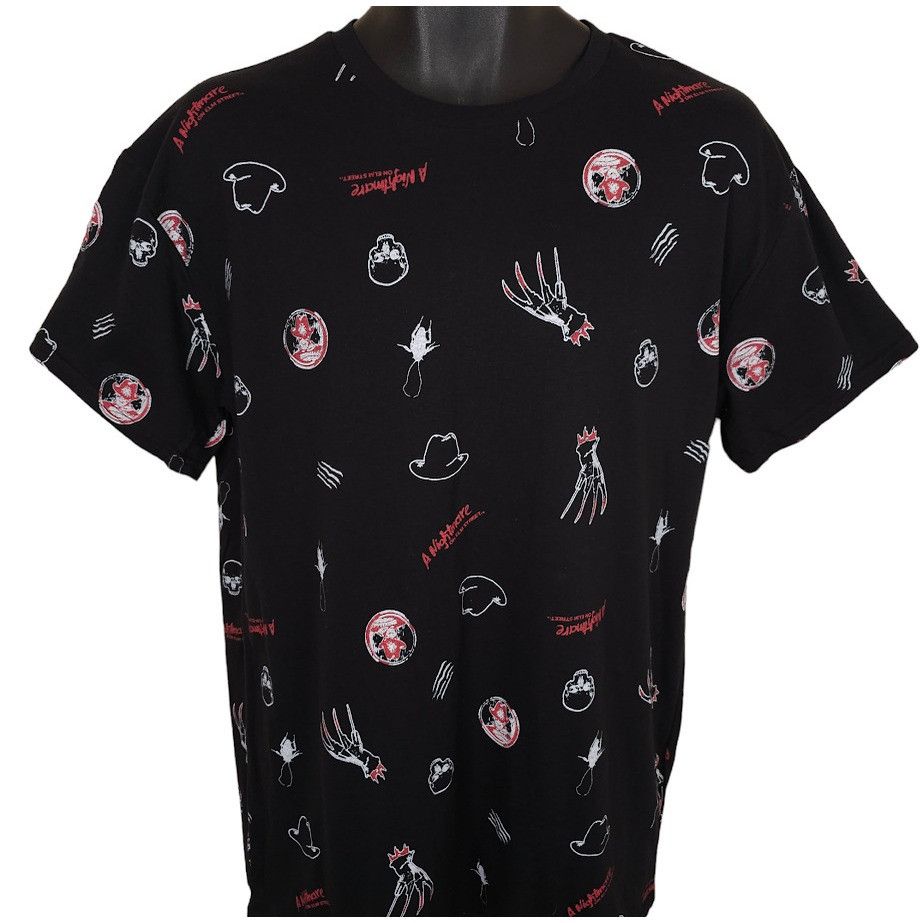 Other Nightmare On Elm Street T Shirt Mens Size Large Black AOP Size US L / EU 52-54 / 3 - 1 Thumbnail