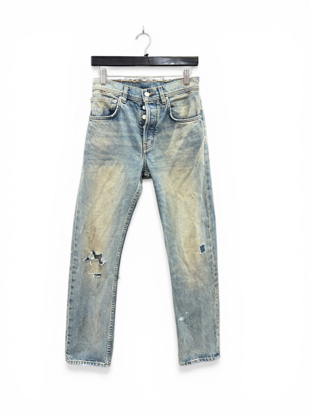 Enfants Riches Deprimes Enfants Riches Déprimés Straight Leg Distressed Jeans Size US 26 / EU 42 - 1 Thumbnail