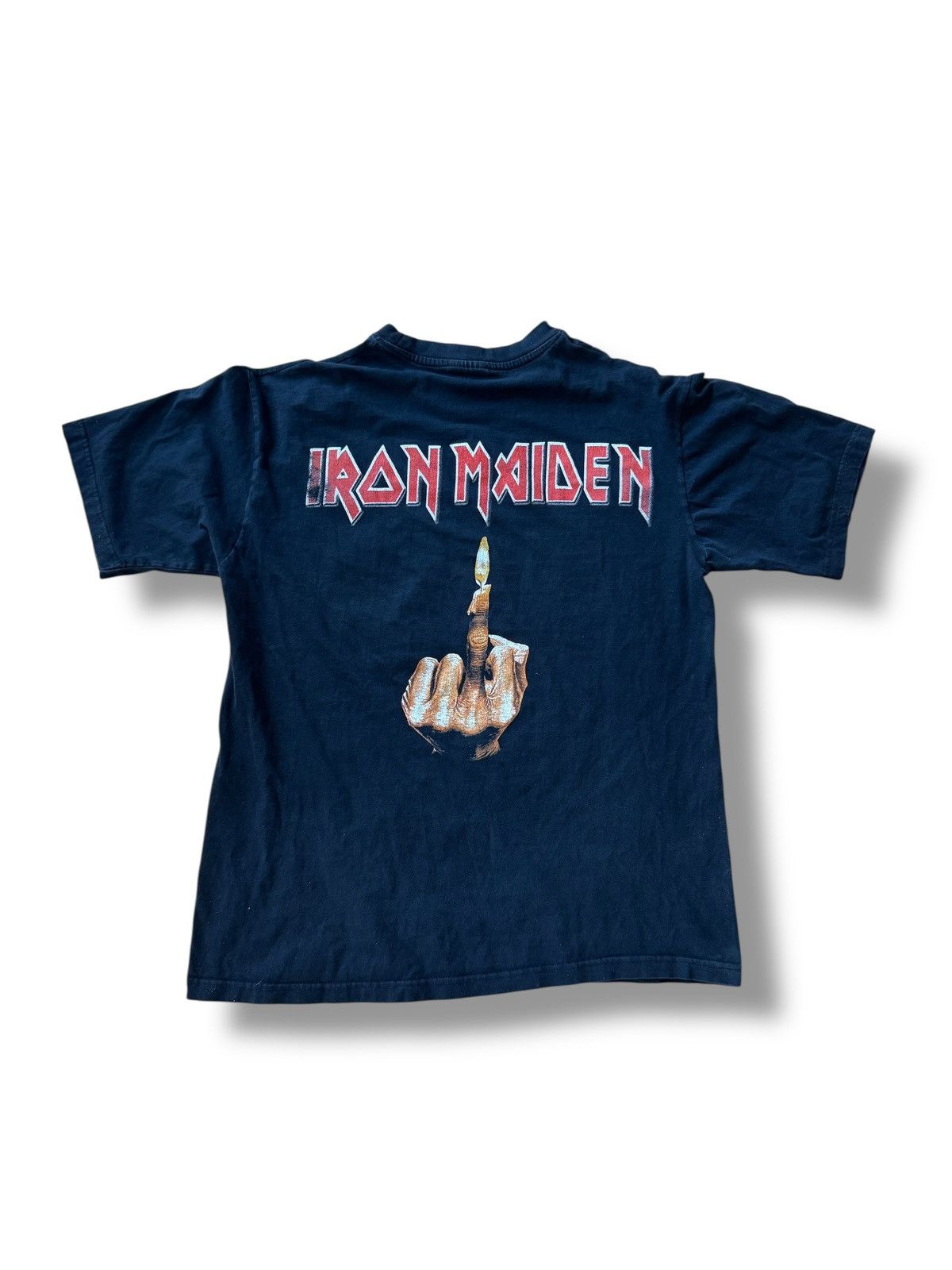Iron Maiden *RARE* 90s VINTAGE 1998 IRON MAIDEN METAL THE CLANSMAN TEE Size US XL / EU 56 / 4 - 12 Thumbnail