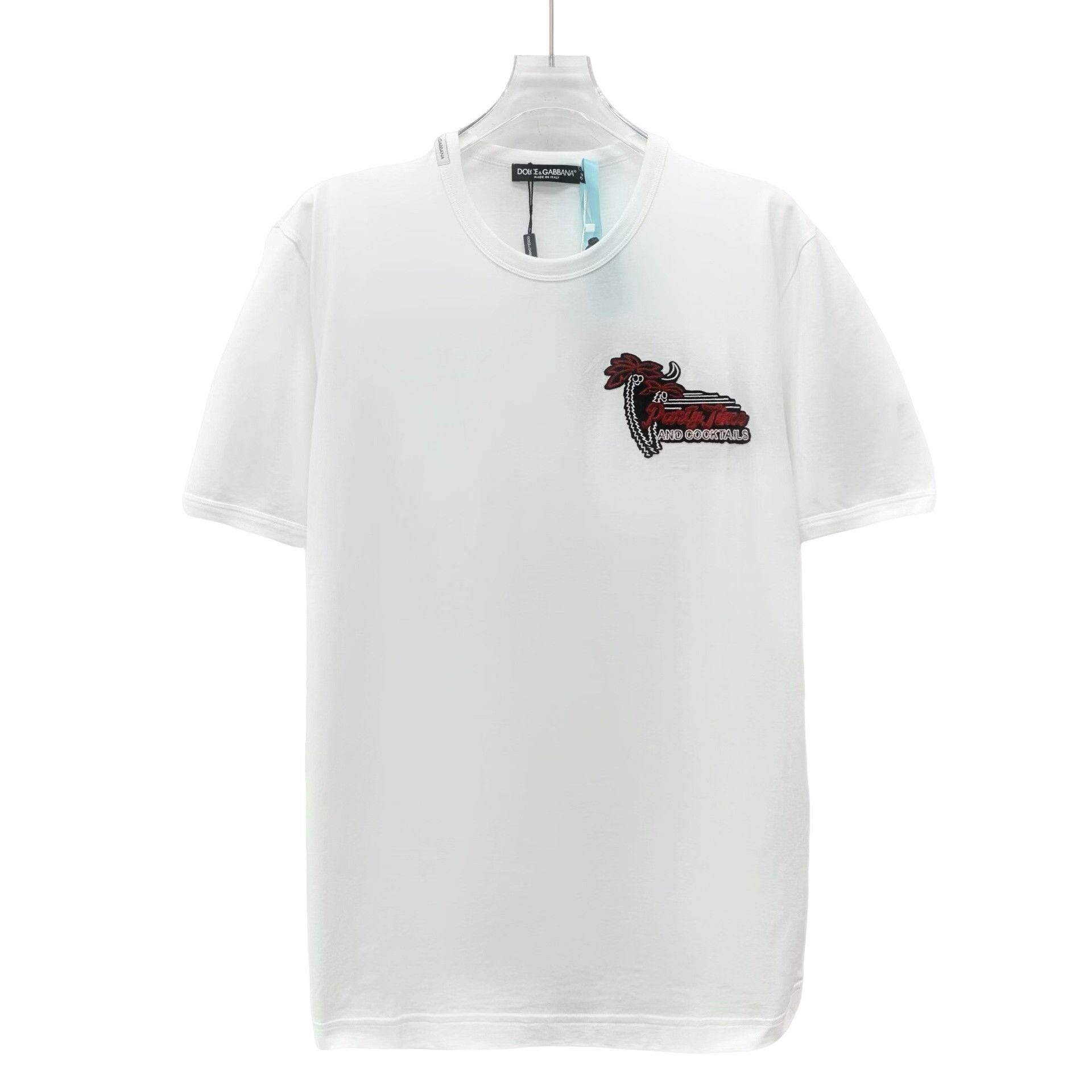 Dolce & Gabbana Dolce & Gabbana Embroidered Palm Tree T-Shirt 52 Size US L / EU 52-54 / 3 - 1 Thumbnail