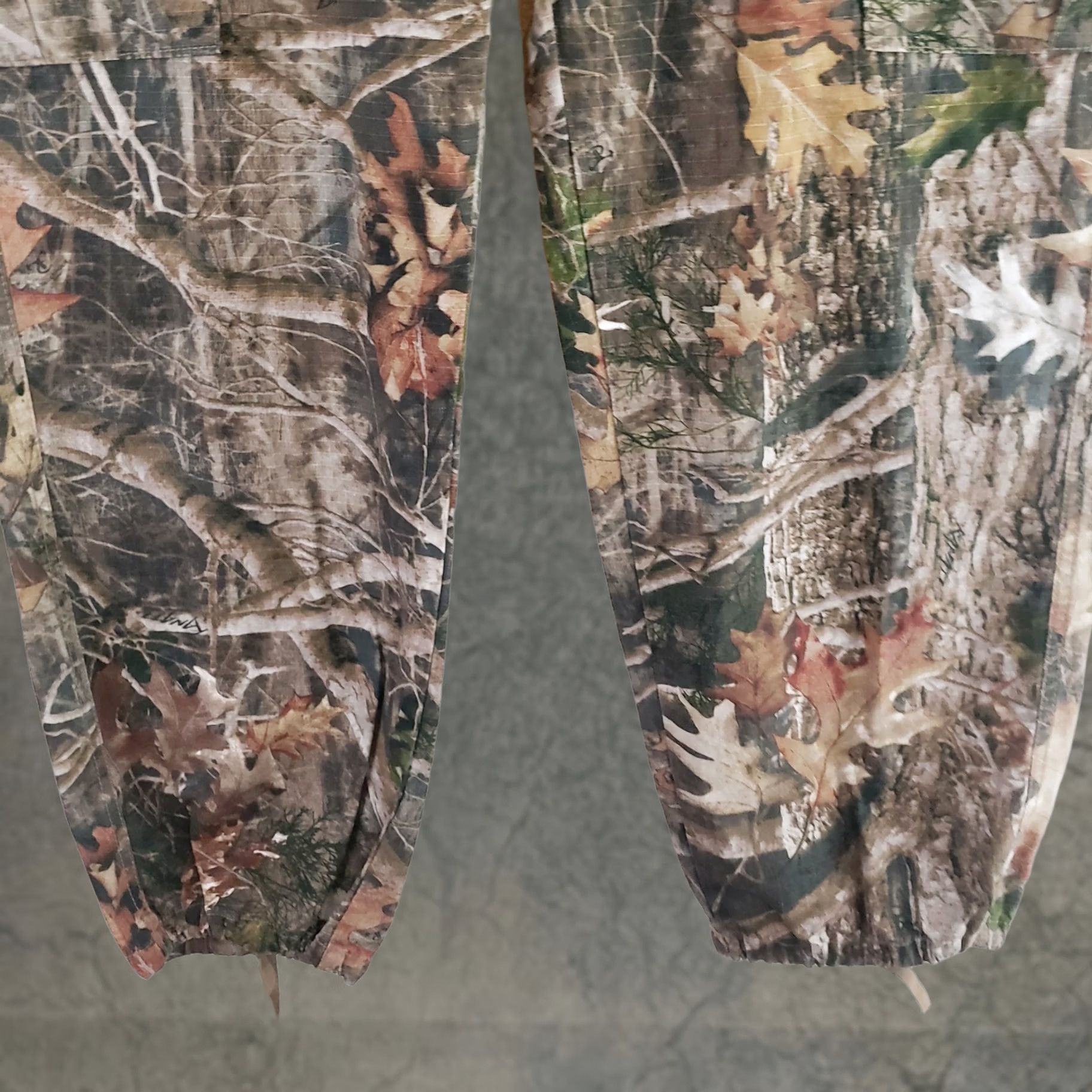 Hunter Ridge Hunter Pants Mens Large Brown TrueTimber Camouflage Cargo Straight Leg Tie Size US 33 - 1 Thumbnail