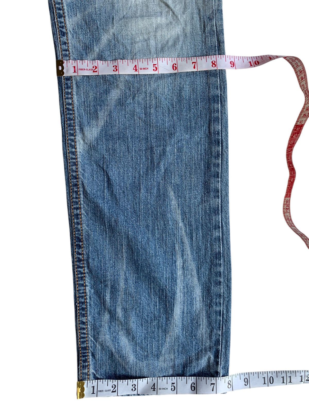 Other EDWIN XV BUSH PANTS NAVAJO STYLE FADED DISTRESSED DENIM Size US 31 - 18 Thumbnail
