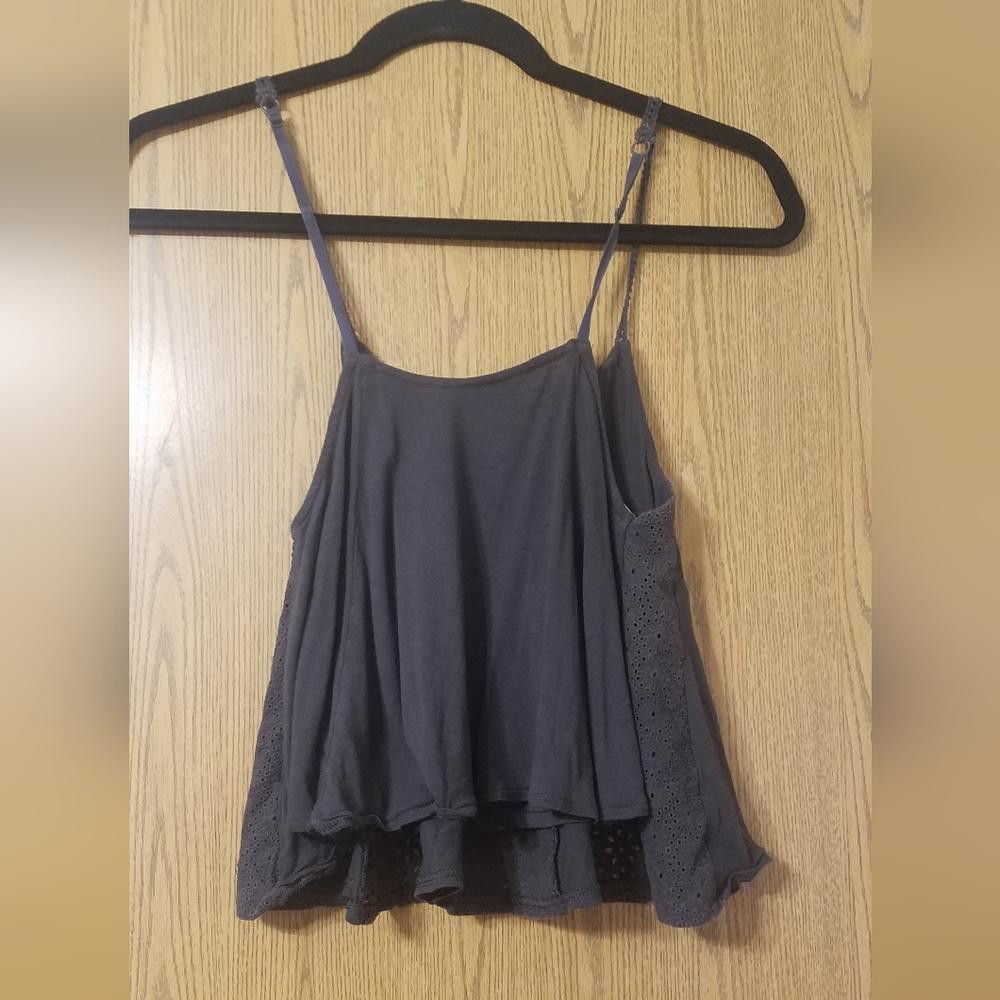 Designer American Eagle Women's Eyelet Top XS Size XS / US 0-2 / IT 36-38 - 2 Thumbnail