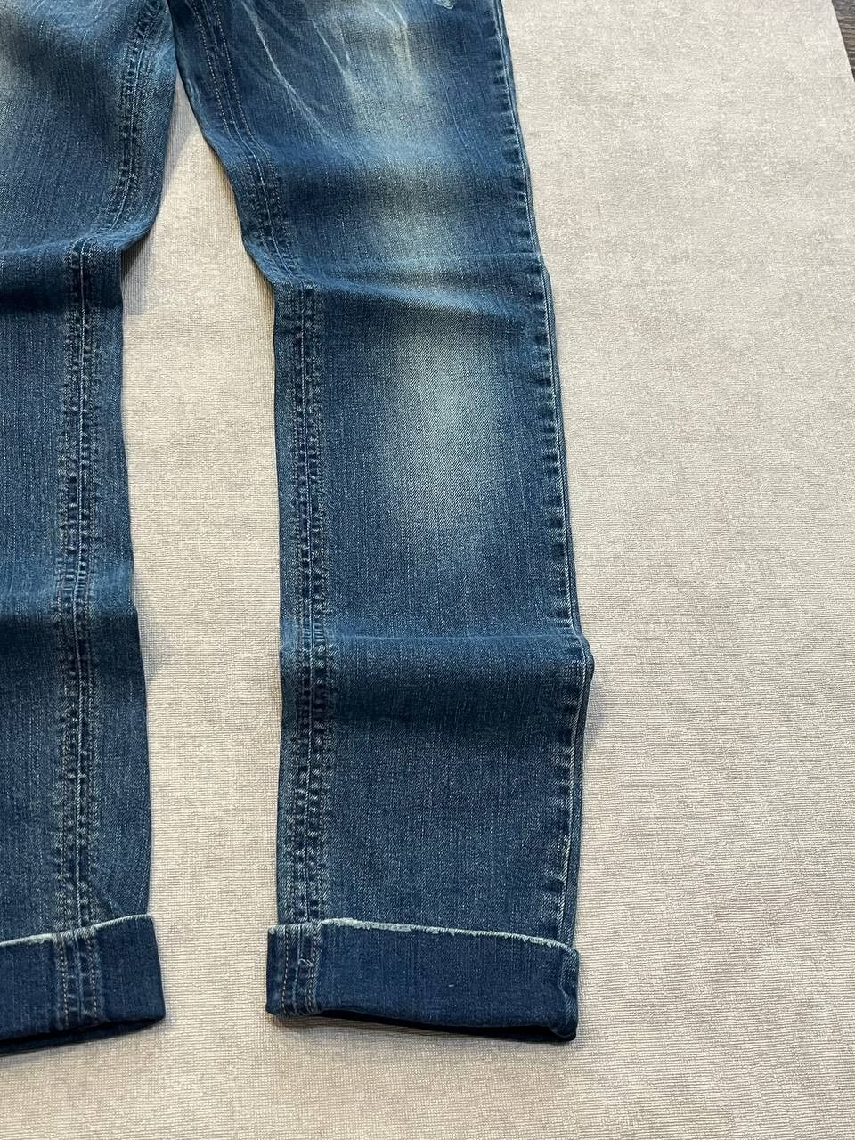 John Galliano John Galliano Jeans Pants Logo Light Blue Straight Mid Rise Size 32" / US 10 / IT 46 - 5 Thumbnail