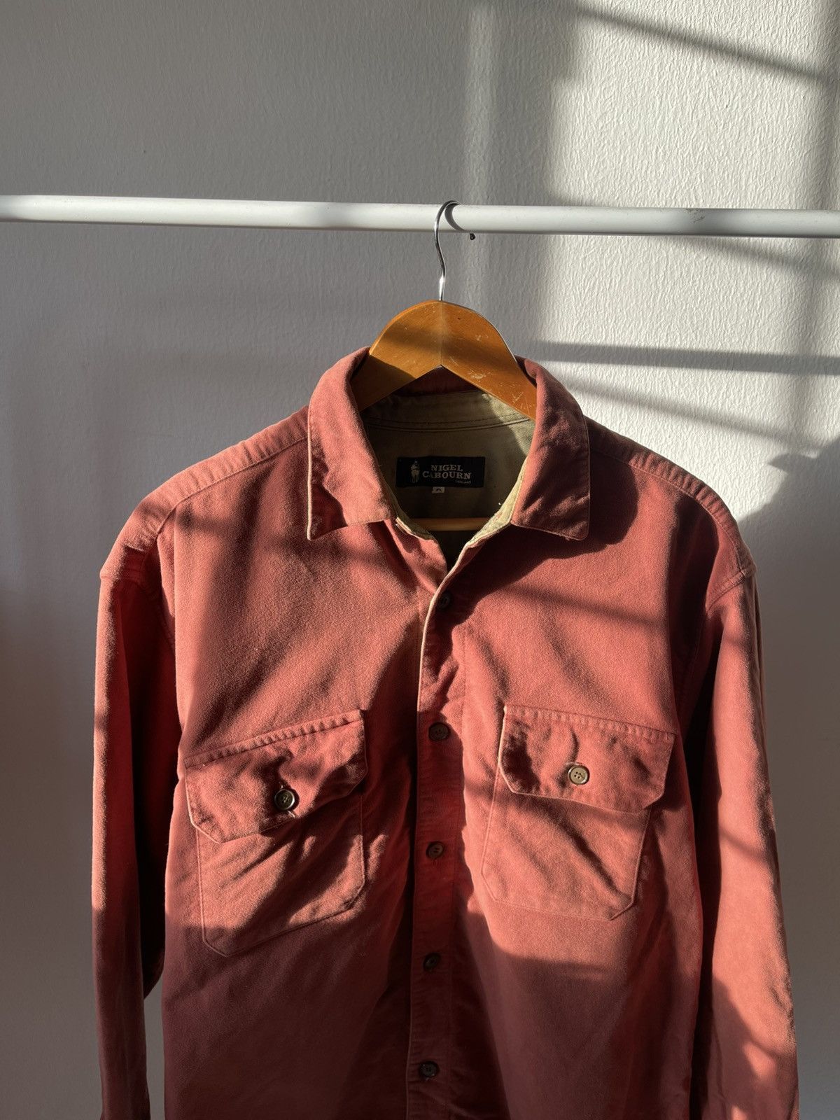 Nigel Cabourn 90s Nigel Carboun England Button up Size US XL / EU 56 / 4 - 3 Thumbnail