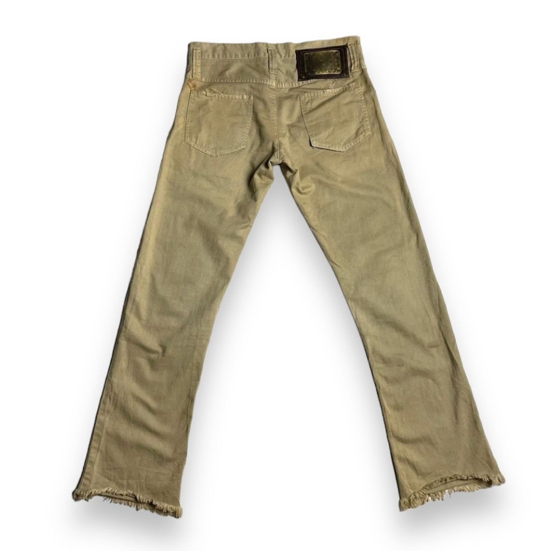 Dolce & Gabbana DOLCE & GABBANA DISTRESSED CHINO PANTS Size US 30 / EU 46 - 2 Thumbnail