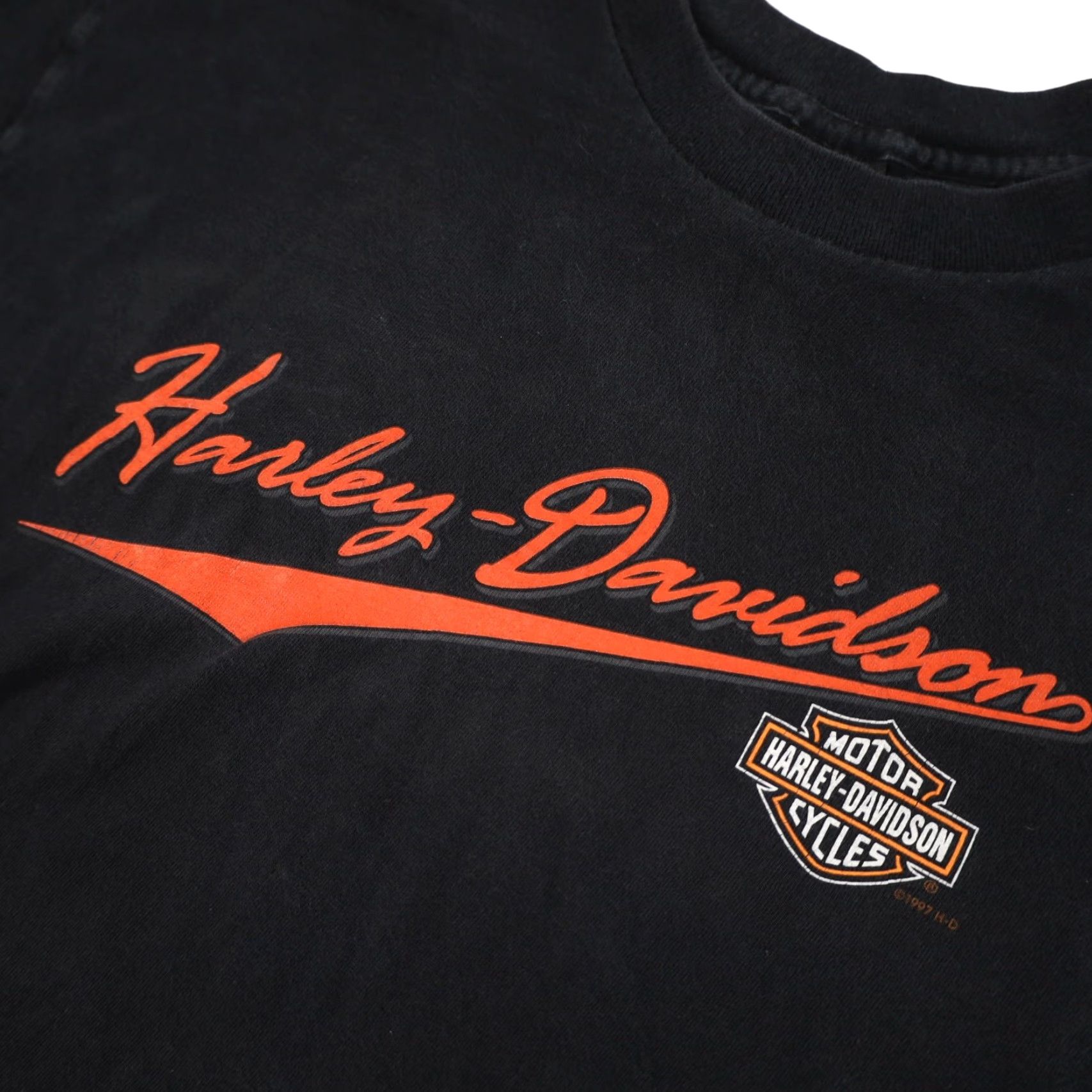Harley Davidson VINTAGE Harley-Davidson Mens Large T-Shirt Script Spellout Graphic Black Shirt Mens Large Black Harley-Davidson Tshirt Size US L / EU 52-54 / 3 - 4 Thumbnail