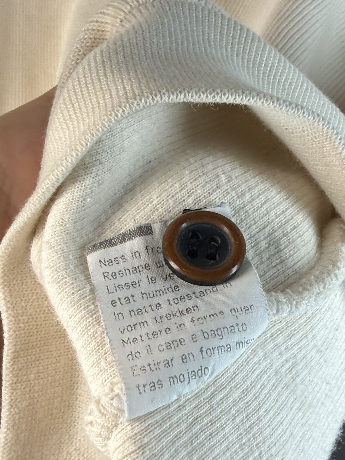 Yves Saint Laurent 90s YSL Sweatshirt White/Sweater Vintage Quarter Zip Up Size US XL / EU 56 / 4 - 9 Thumbnail
