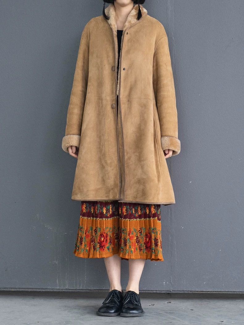 Kenzo KENZO Kaki sheepskin coat vintage Size XS / US 0-2 / IT 36-38 - 2 Thumbnail