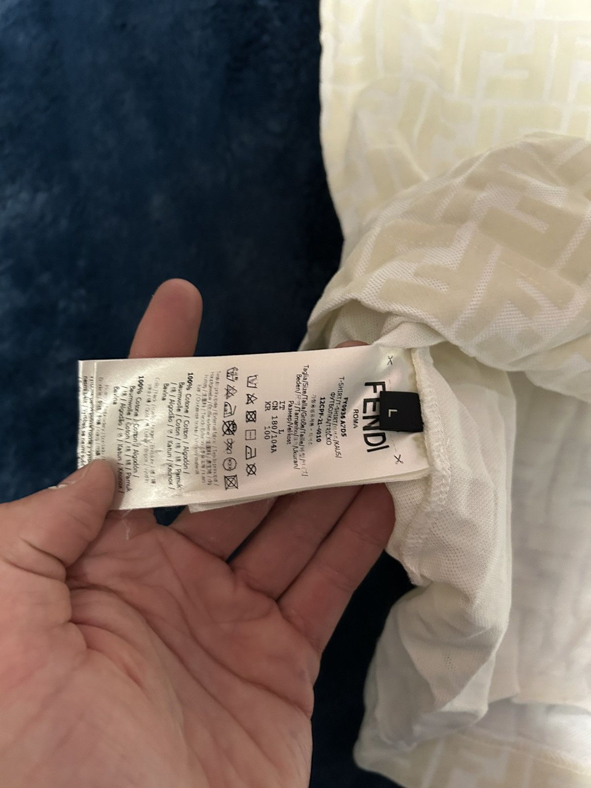 Fendi Fendi tee Size US L / EU 52-54 / 3 - 6 Thumbnail