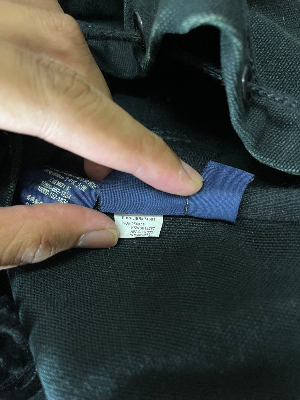 Polo Ralph Lauren × RRL Ralph Lauren GRAIL🔥 90s Polo Ralph Lauren Canvas Rucksack Backpack Size ONE SIZE - 11 Thumbnail