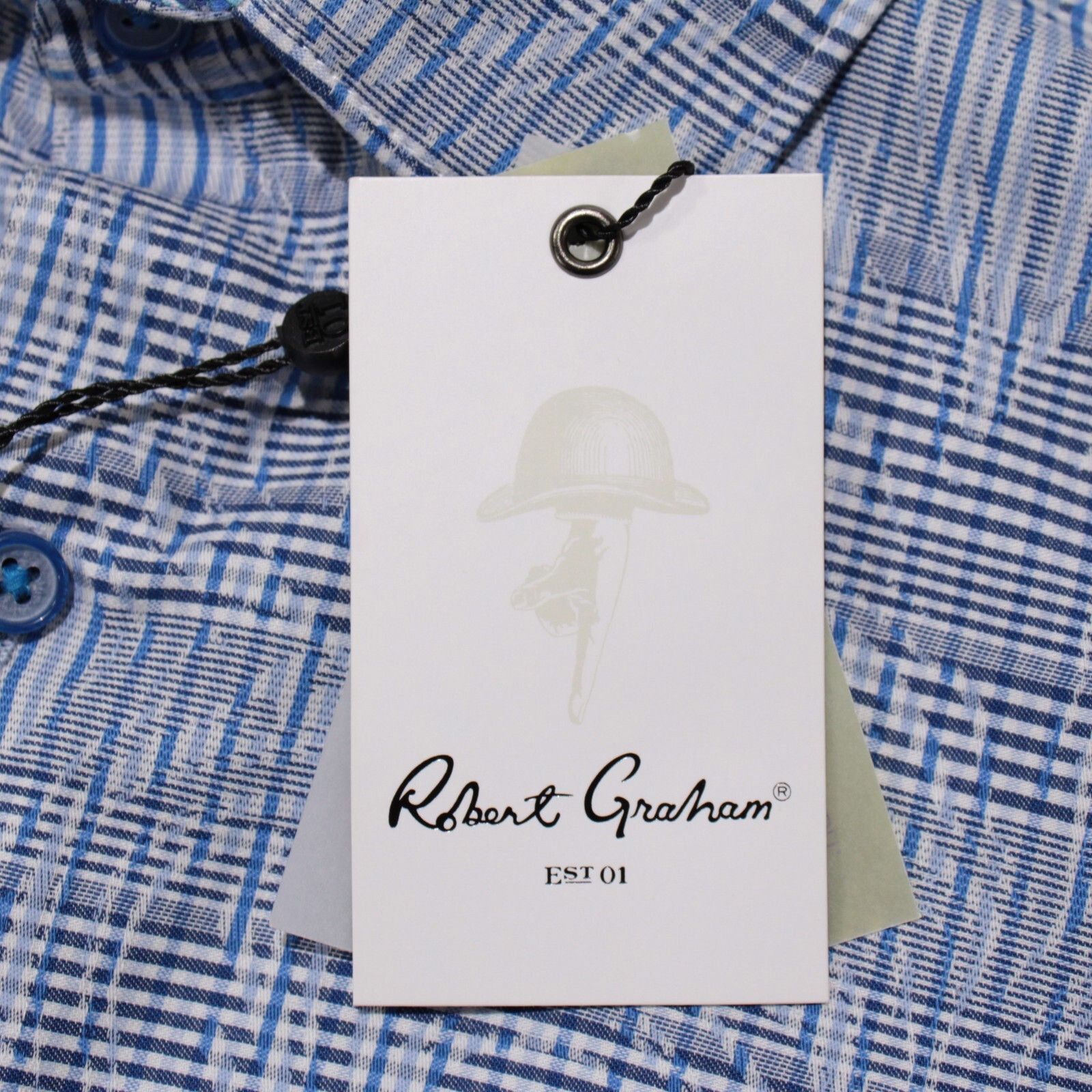 Robert Graham Robert Graham New with tags Shirt Size XL US In Blue Size US XL / EU 56 / 4 - 2 Thumbnail