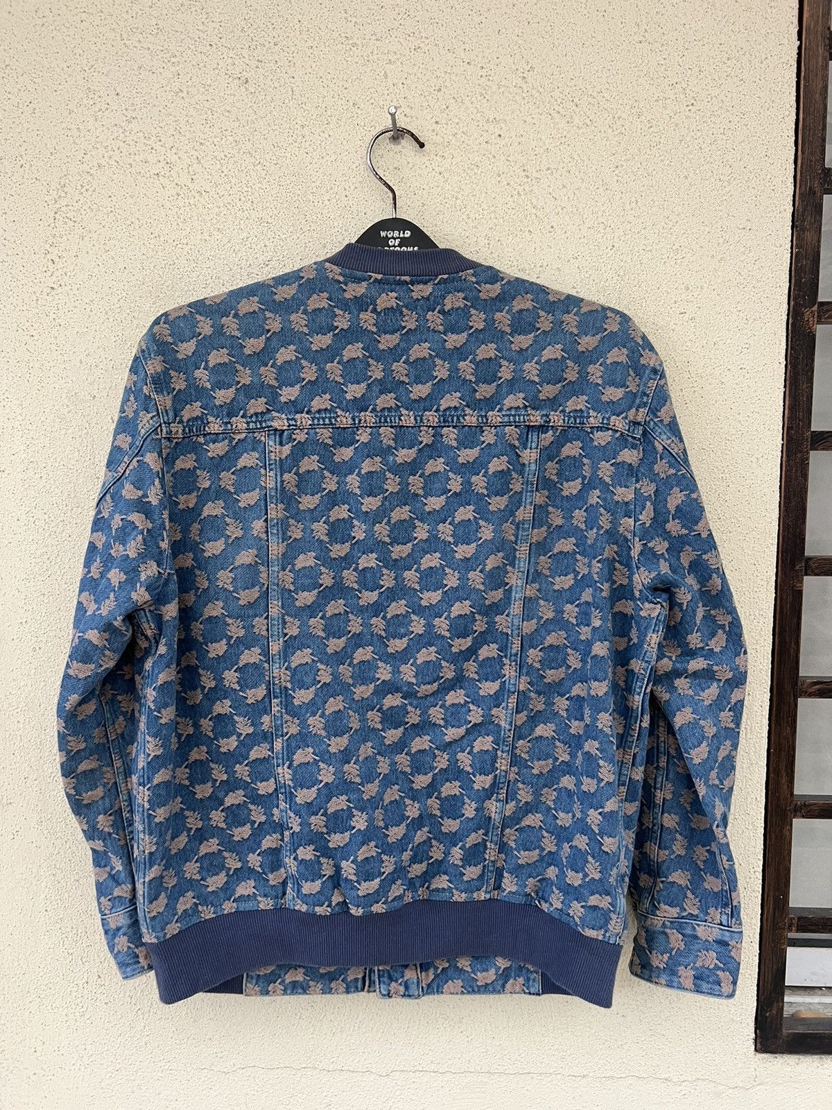 Issey Miyake Mercibeaucoup Embroidered Denim Bomber Trucker Jacket Size US M / EU 48-50 / 2 - 16 Thumbnail