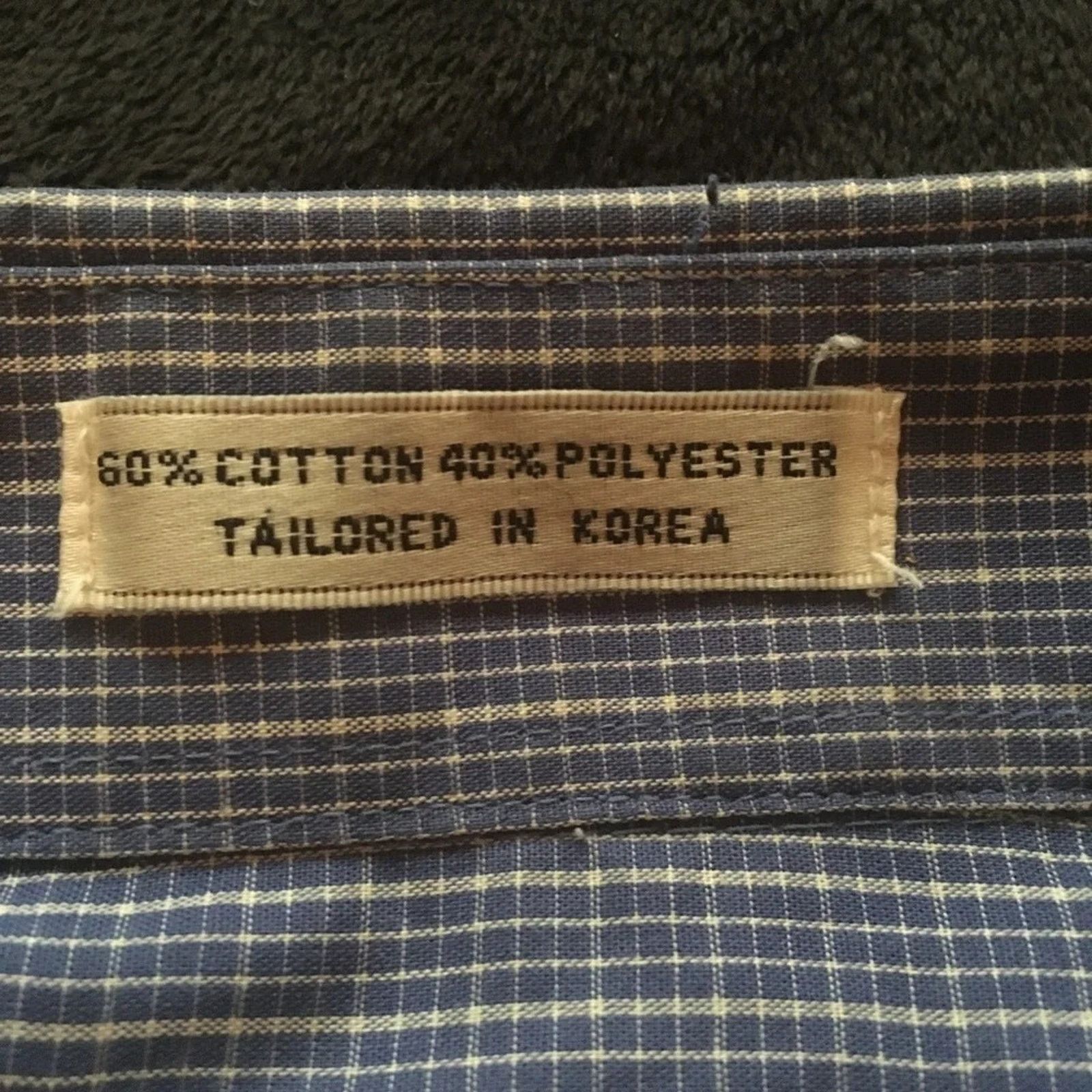 Pierre Cardin Pierre Cardin blue and white plaid Shirt, size 16 Size US M / EU 48-50 / 2 - 2 Thumbnail